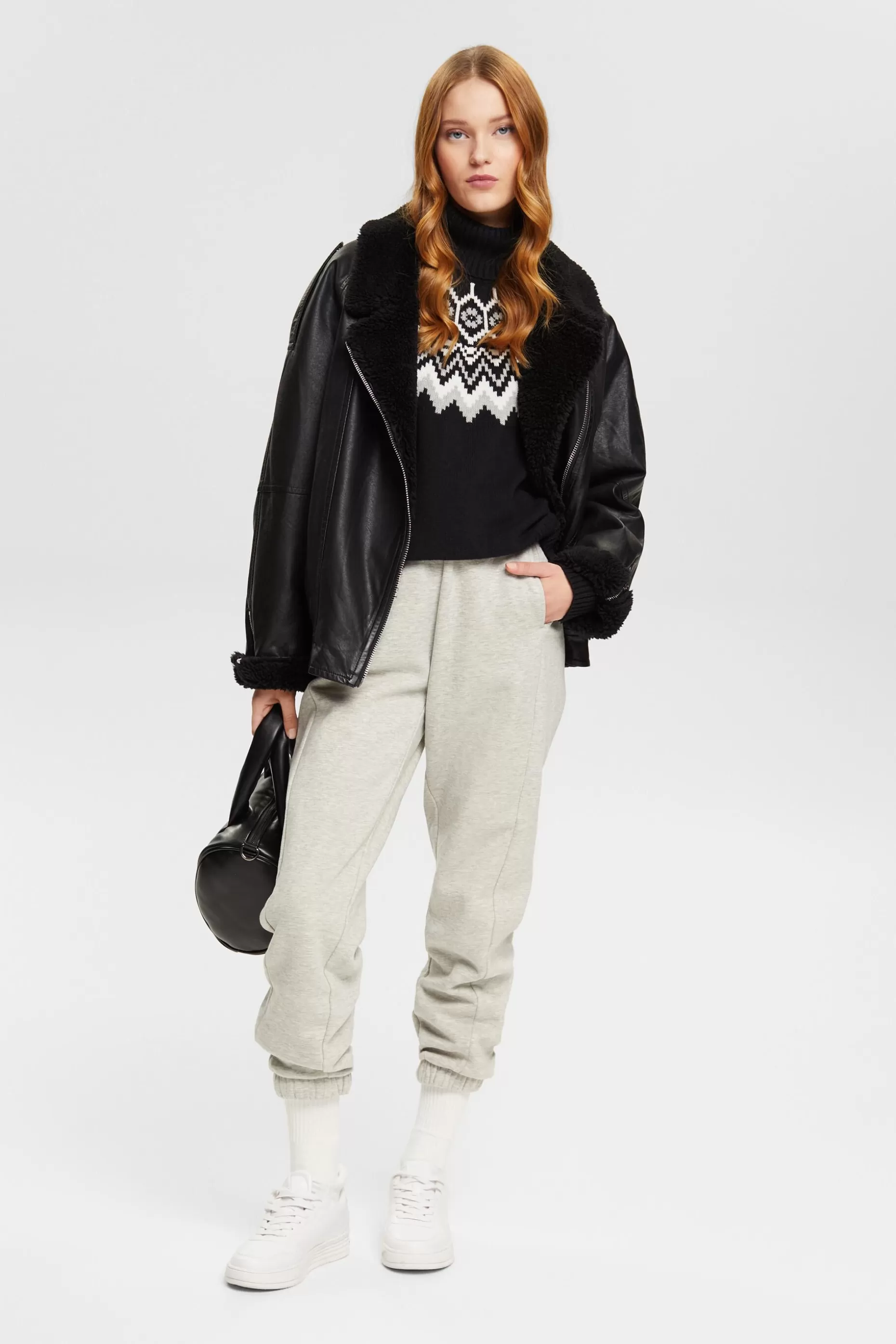 ESPRIT Fair Isle Turtleneck Sweater at our Online Shop * Sale Under $75