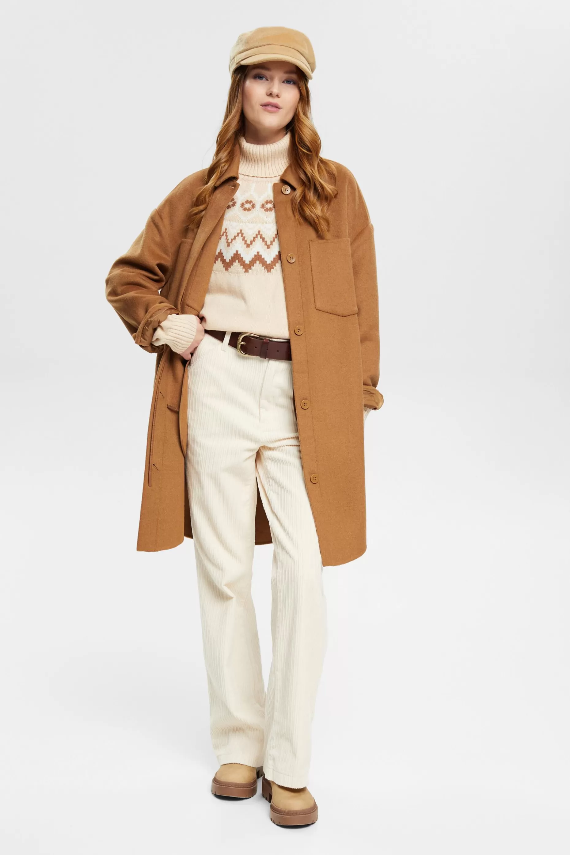 ESPRIT Fair Isle Turtleneck Sweater at our Online Shop *Women Sweaters
