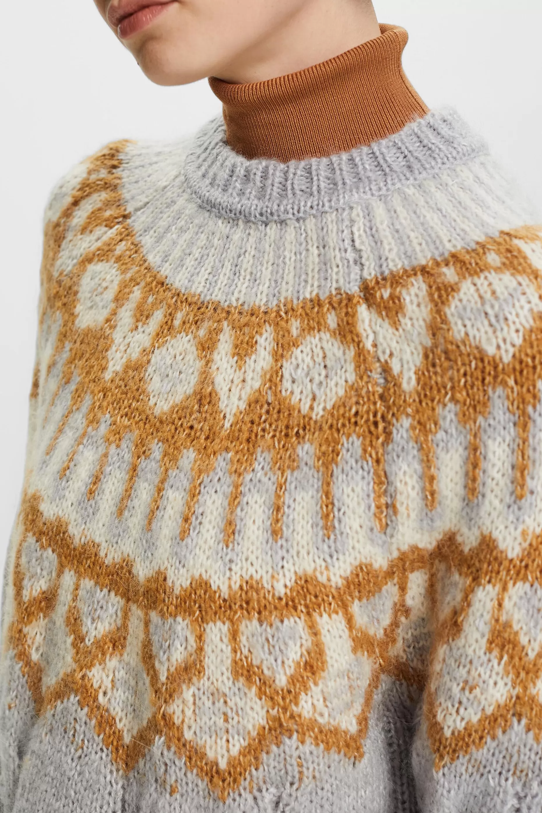 ESPRIT Fair Isle Wool Blend Sweater at our Online Shop *Women Tops
