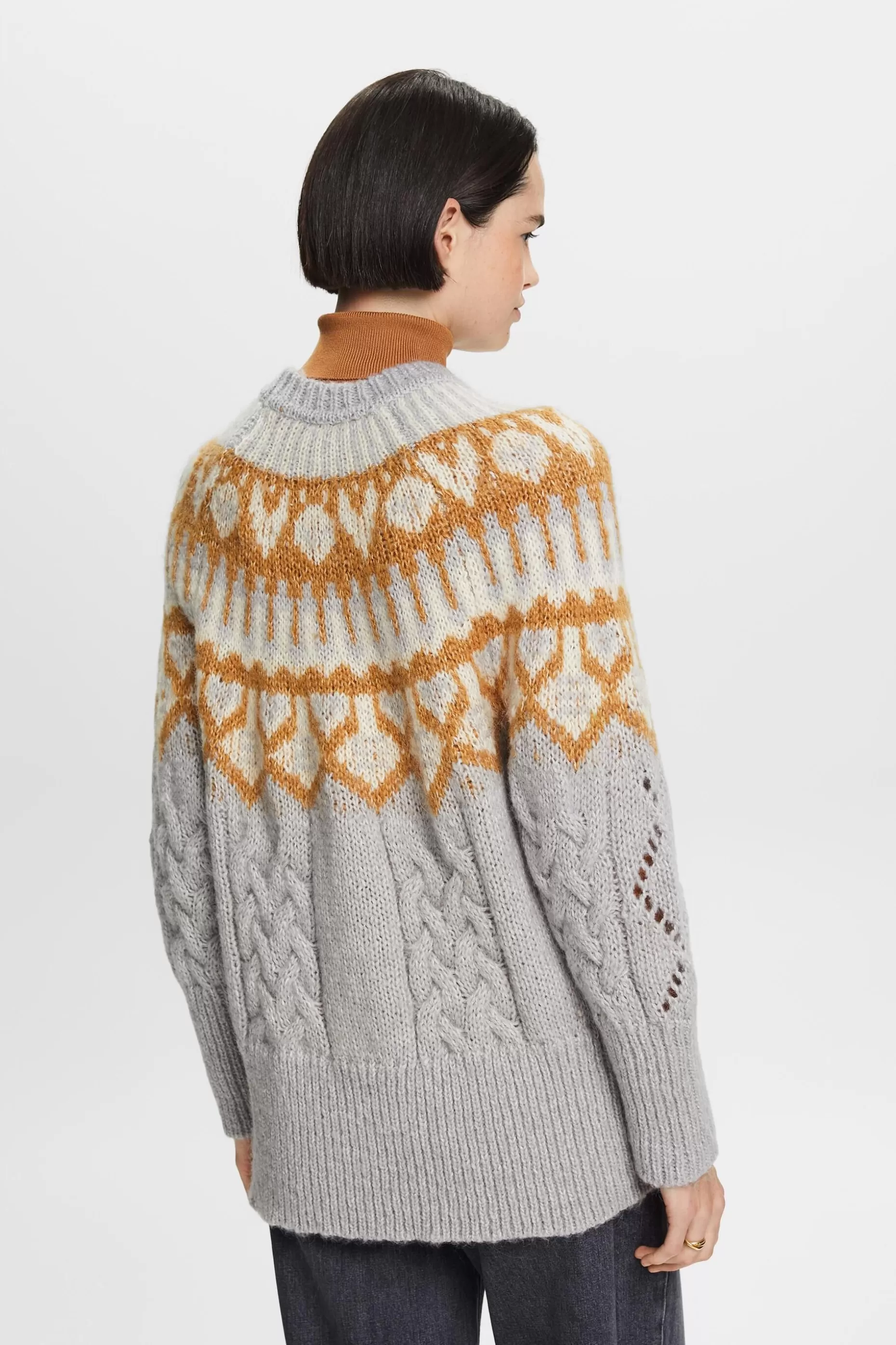 ESPRIT Fair Isle Wool Blend Sweater at our Online Shop *Women Tops
