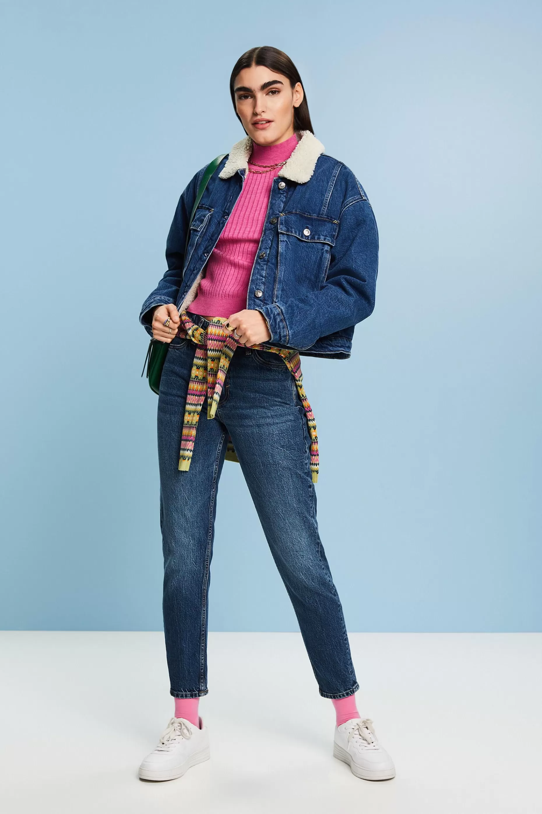 ESPRIT Faux Fur Denim Jacket at our Online Shop *Boys Boys