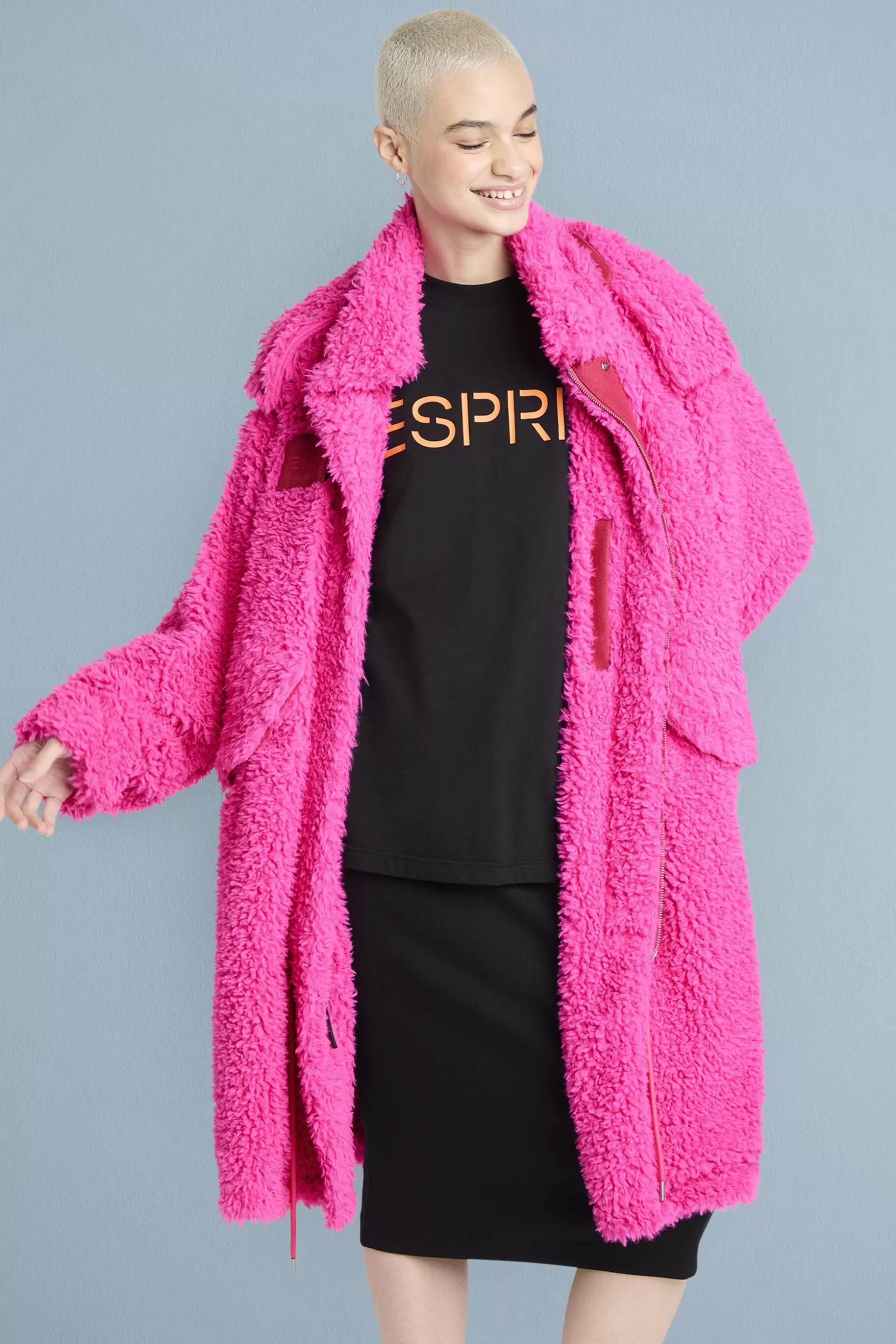 ESPRIT Faux Fur Hooded Parka at our Online Shop *Women Jackets + Coats