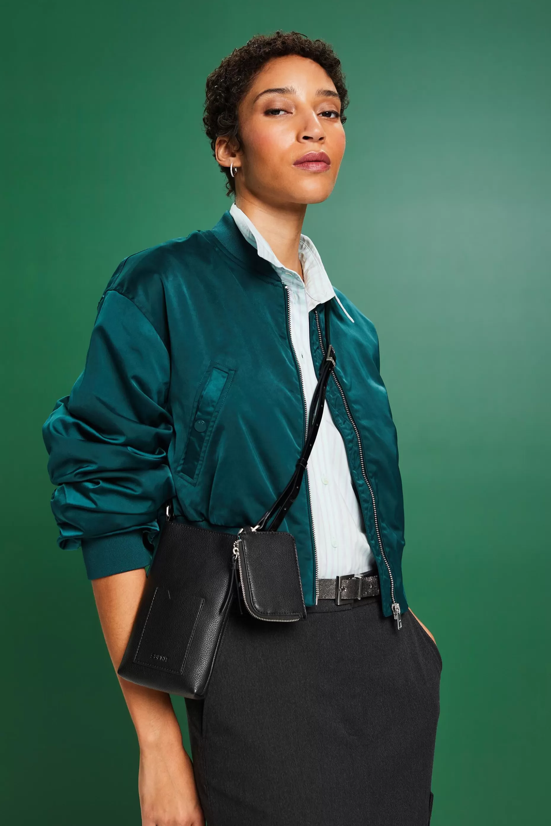 ESPRIT Faux Leather Crossbody Phone Pouch at our Online Shop *Women Bags