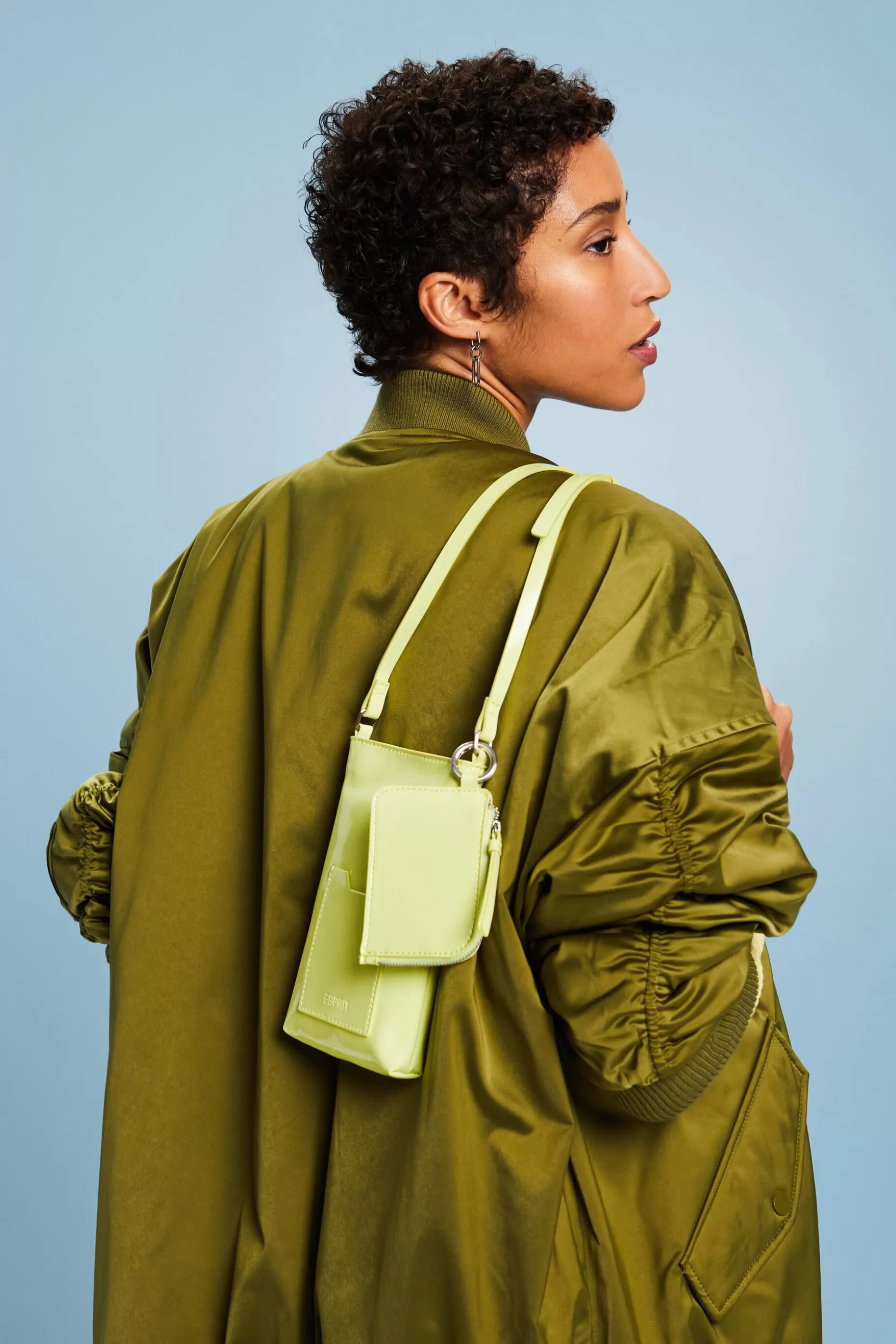 ESPRIT Faux Leather Crossbody Phone Pouch at our Online Shop *Women Bags