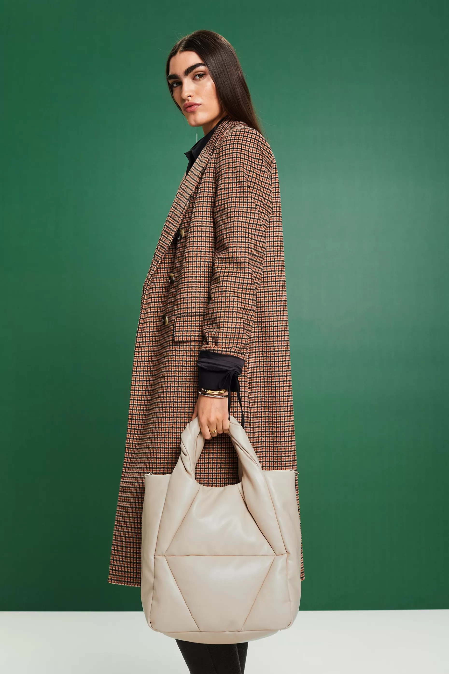 ESPRIT Faux Leather Puffer Tote Bag at our Online Shop *Women Bags