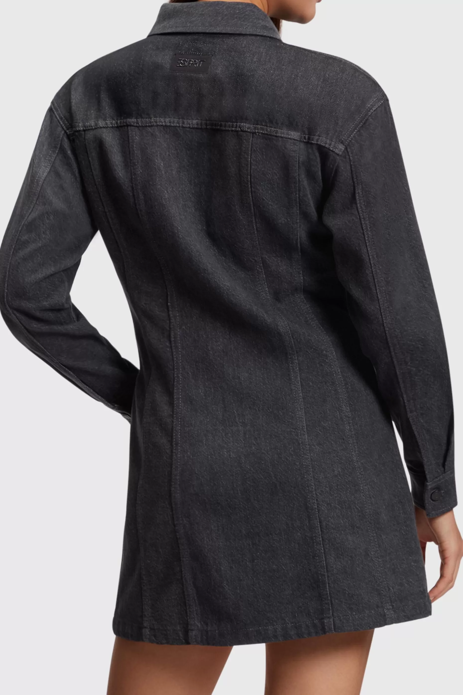ESPRIT Fit & flare denim trucker shirt dress at our Online Shop * Sale Under $75