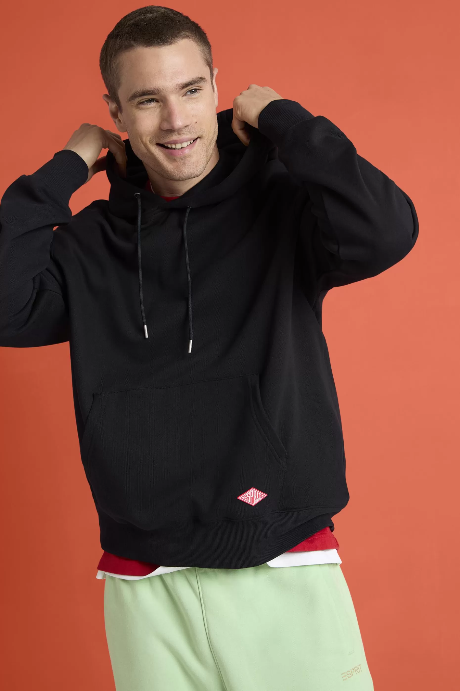 ESPRIT Fleece Logo Hoodie at our Online Shop * Sale Under $75