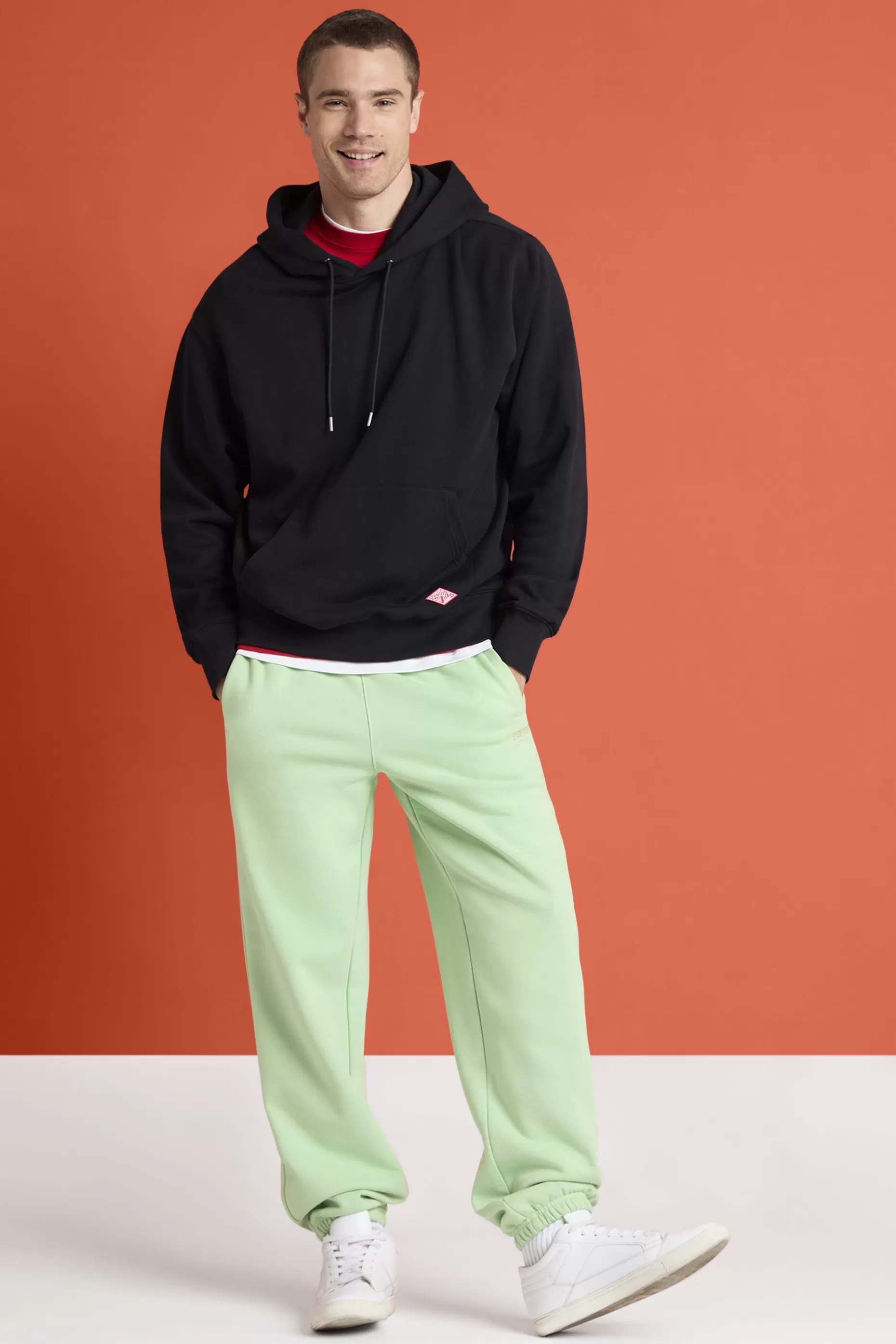 ESPRIT Fleece Logo Hoodie at our Online Shop *Men Tops