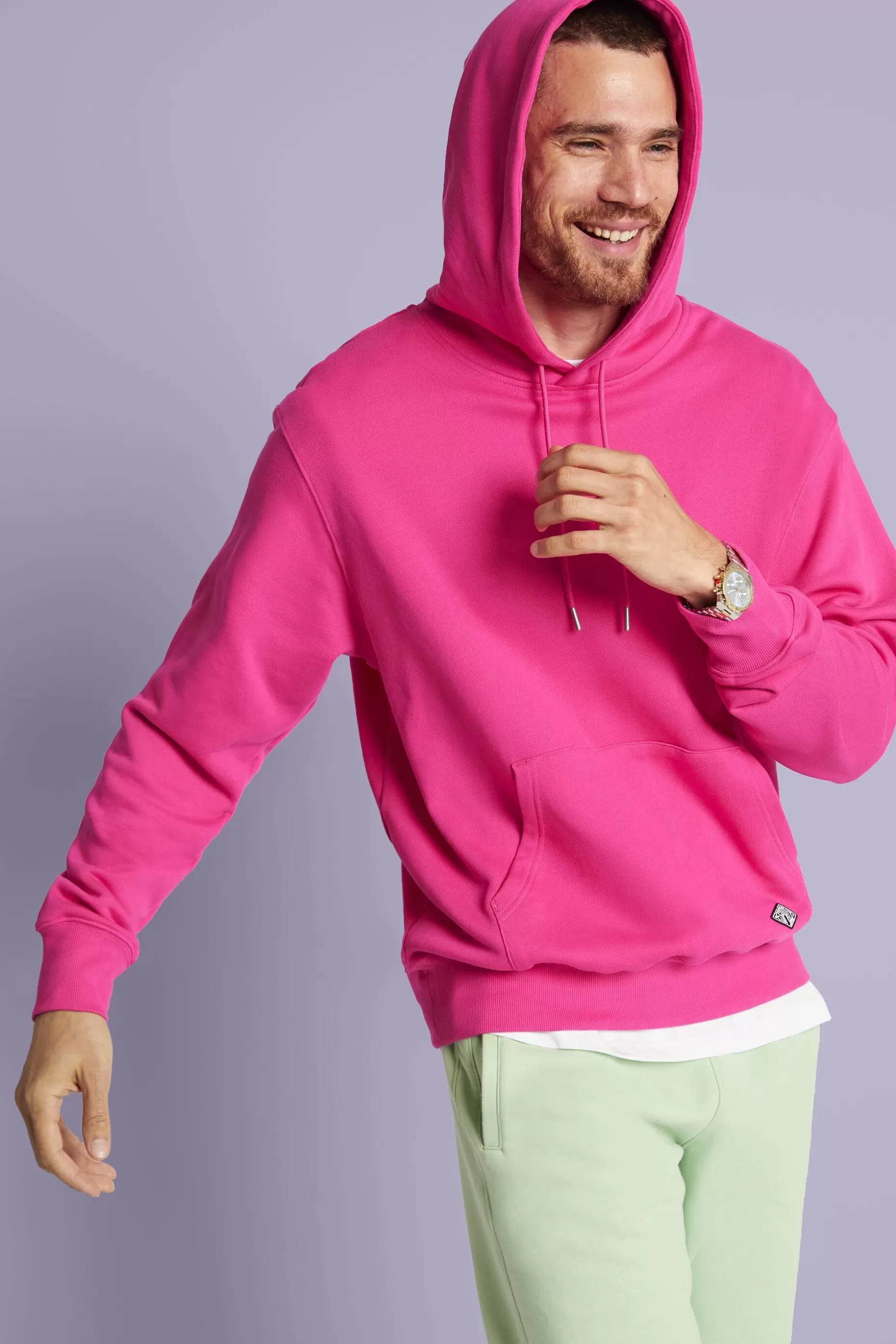 ESPRIT Fleece Logo Hoodie at our Online Shop *Men Sweatshirts + Hoodies