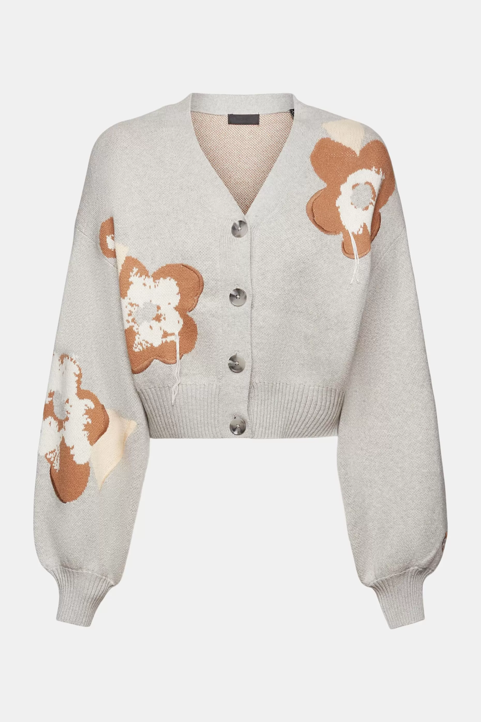 ESPRIT Floral Jacquard Knit Cardigan at our Online Shop *Women Sweaters