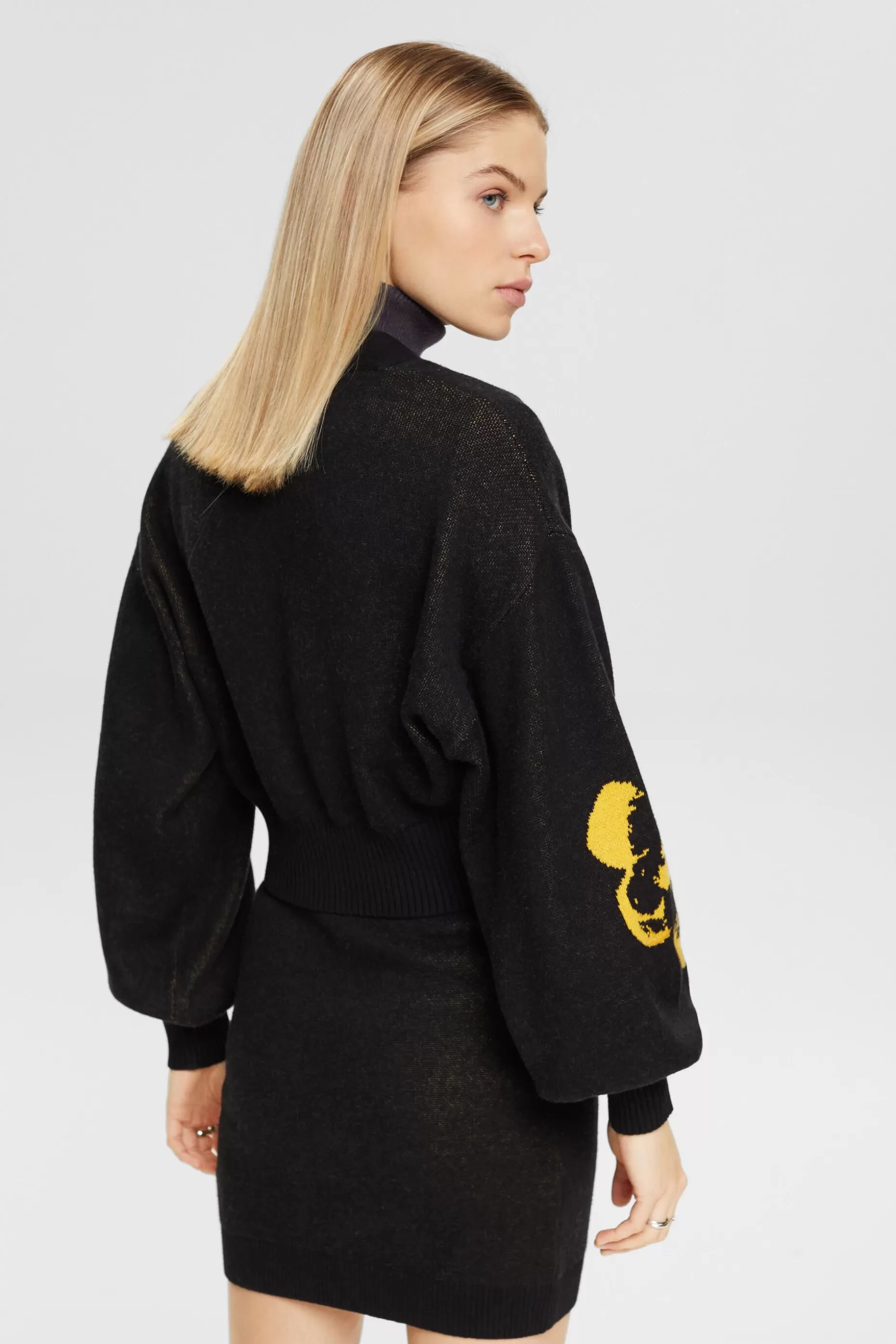 ESPRIT Floral Jacquard Knit Cardigan at our Online Shop *Women Sweaters