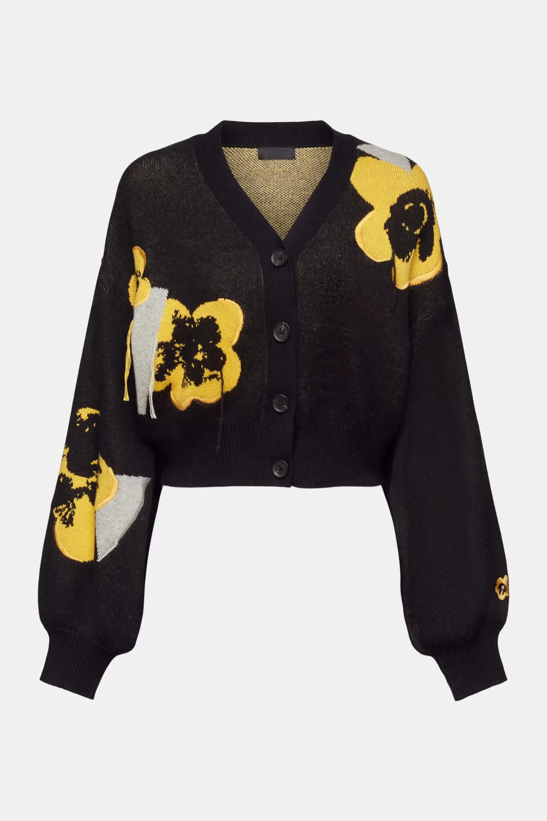 ESPRIT Floral Jacquard Knit Cardigan at our Online Shop *Women Sweaters