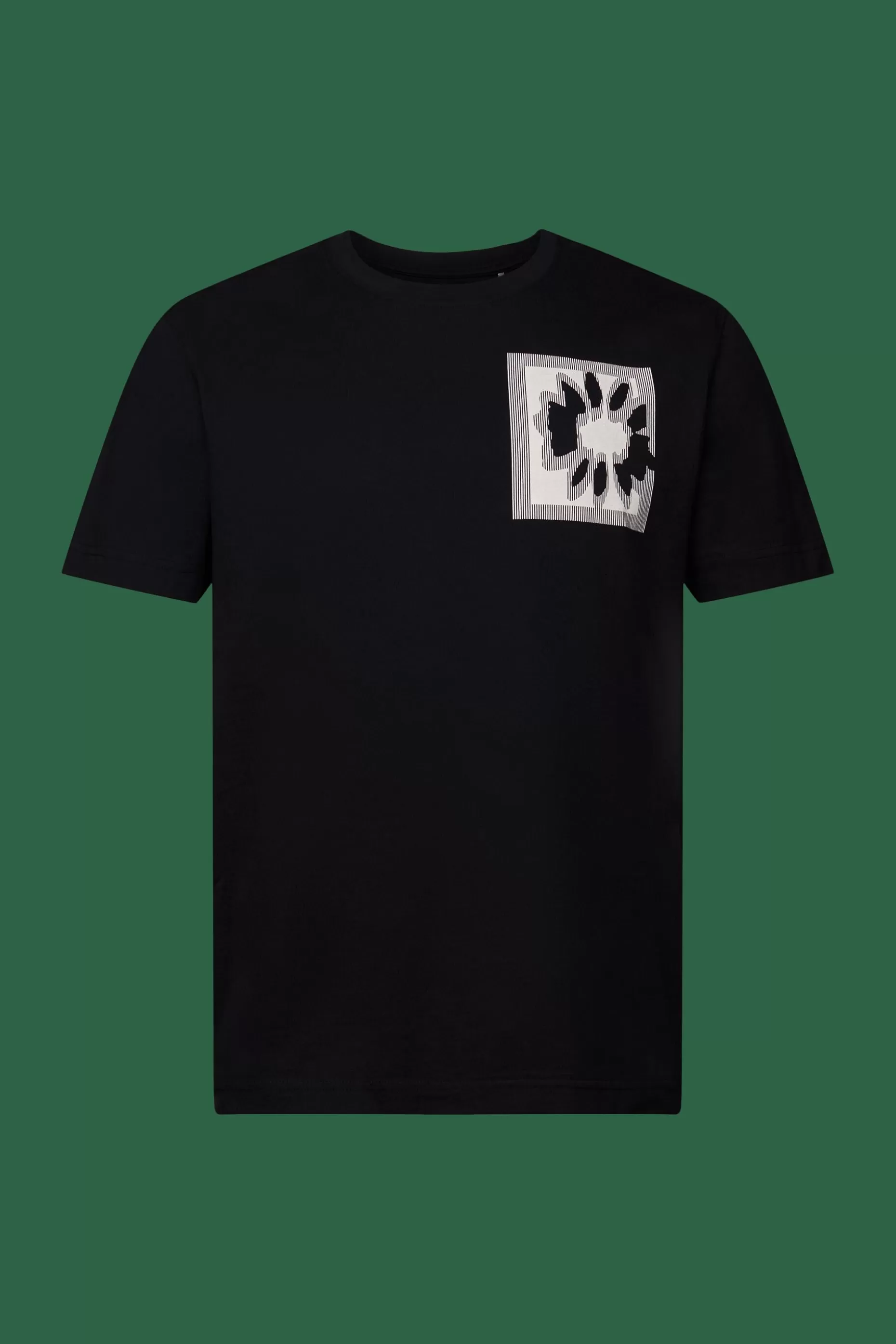 ESPRIT Floral Print Logo T-Shirt at our Online Shop *Men T-Shirts + Polos