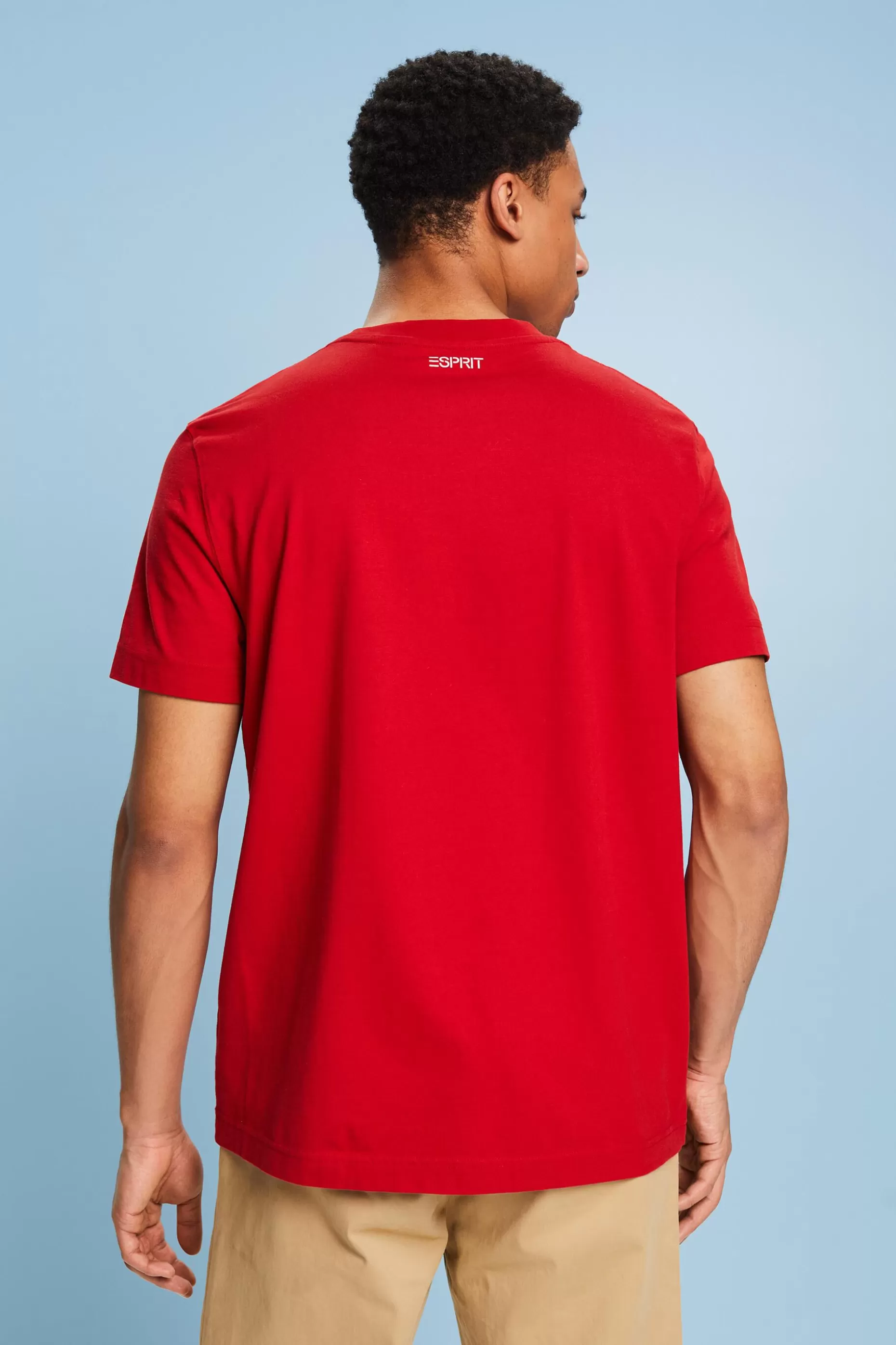 ESPRIT Floral Print Logo T-Shirt at our Online Shop *Men T-Shirts + Polos