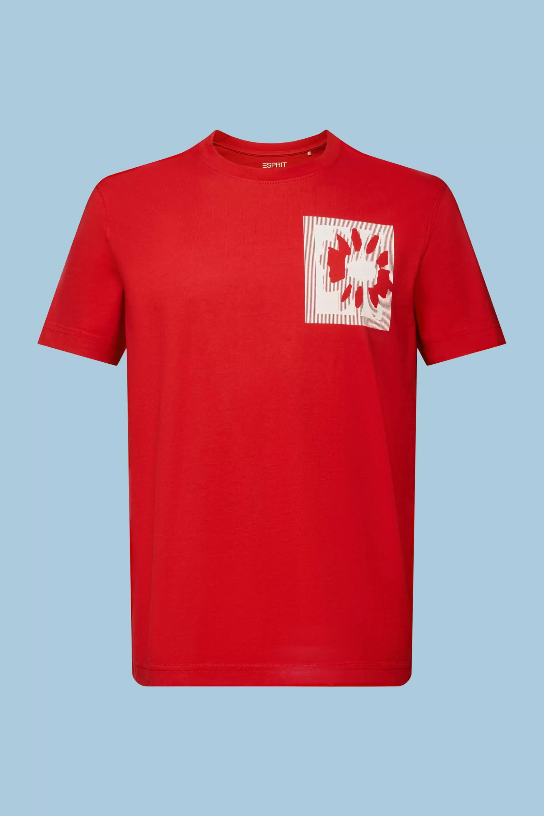 ESPRIT Floral Print Logo T-Shirt at our Online Shop *Men T-Shirts + Polos