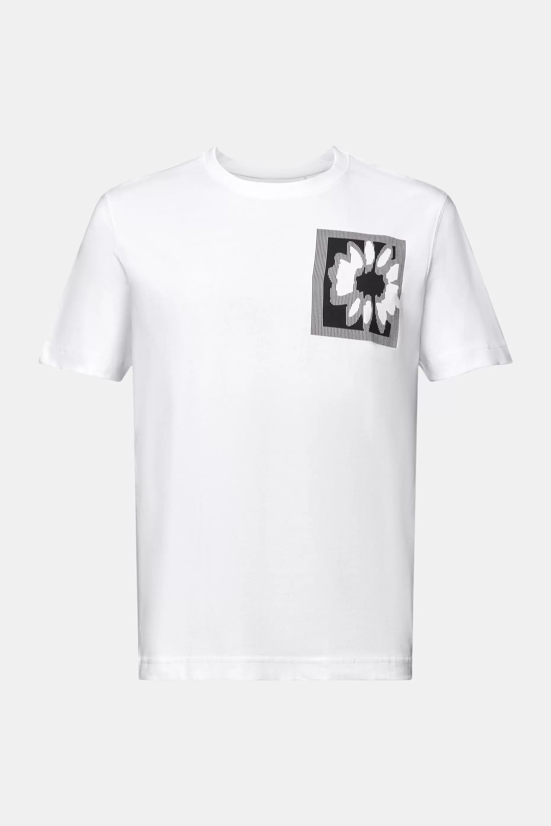 ESPRIT Floral Print Logo T-Shirt at our Online Shop *Men T-Shirts + Polos