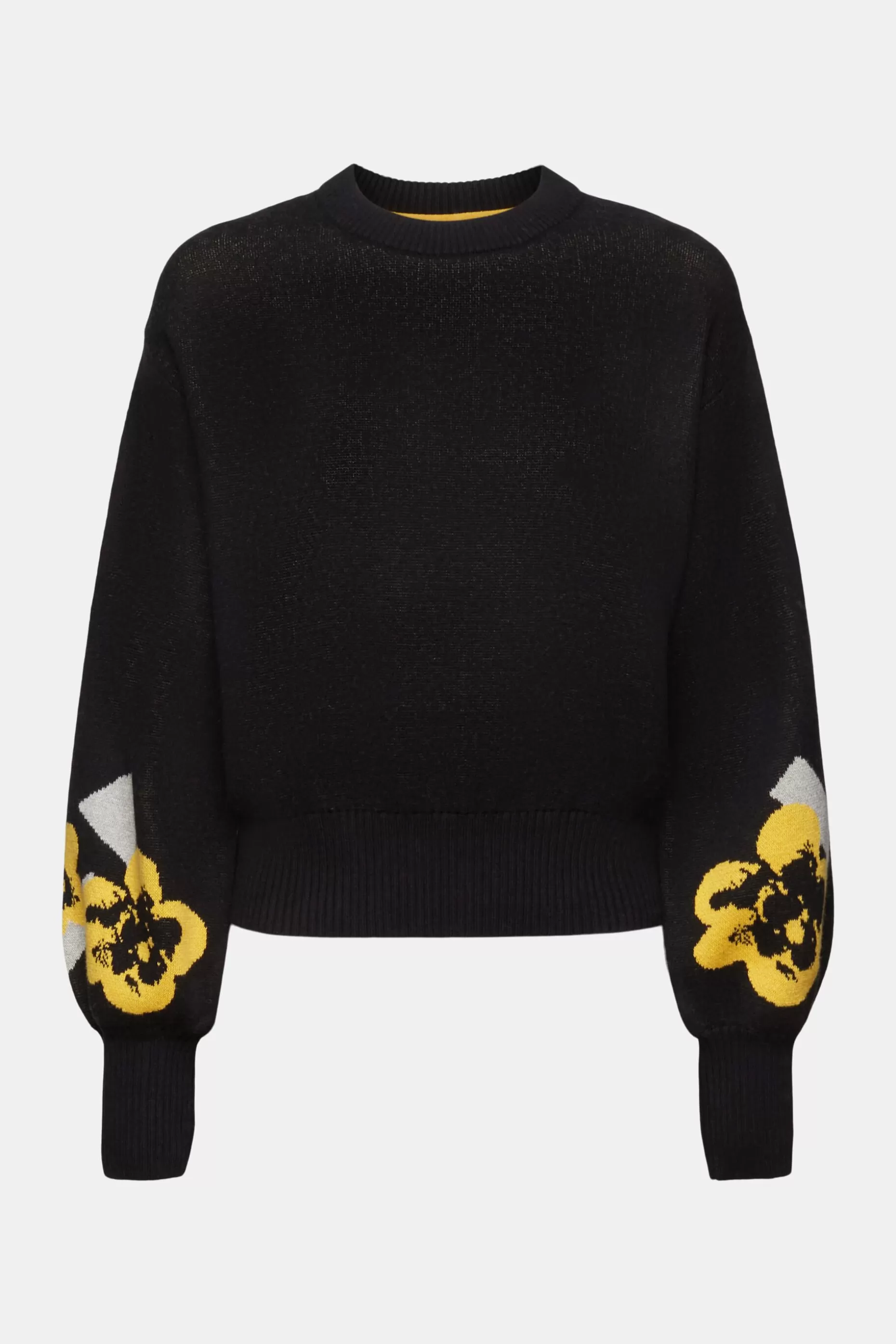 ESPRIT Floral Puff Sleeve Sweater at our Online Shop * Sale Under $50