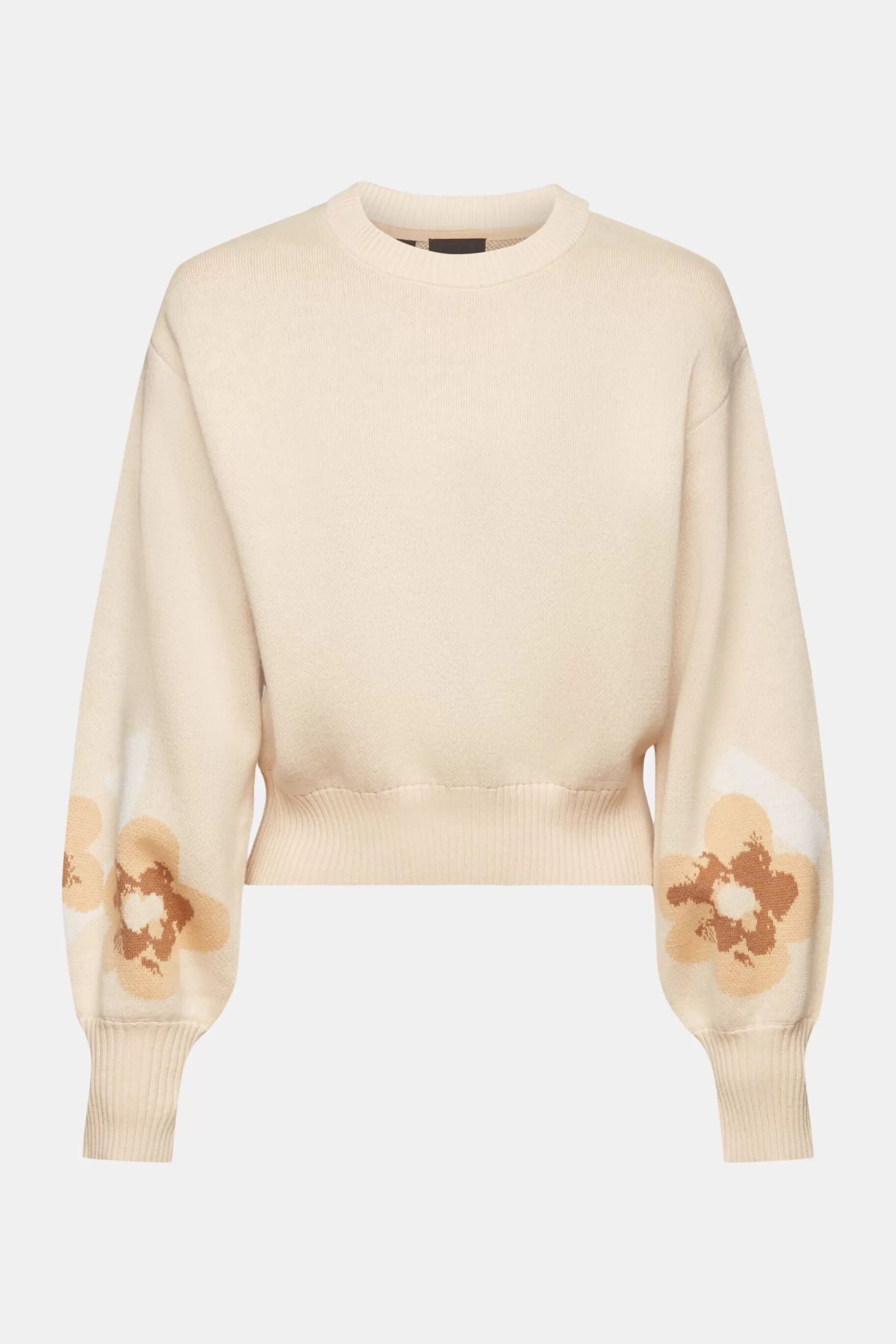 ESPRIT Floral Puff Sleeve Sweater at our Online Shop *Women Sweaters