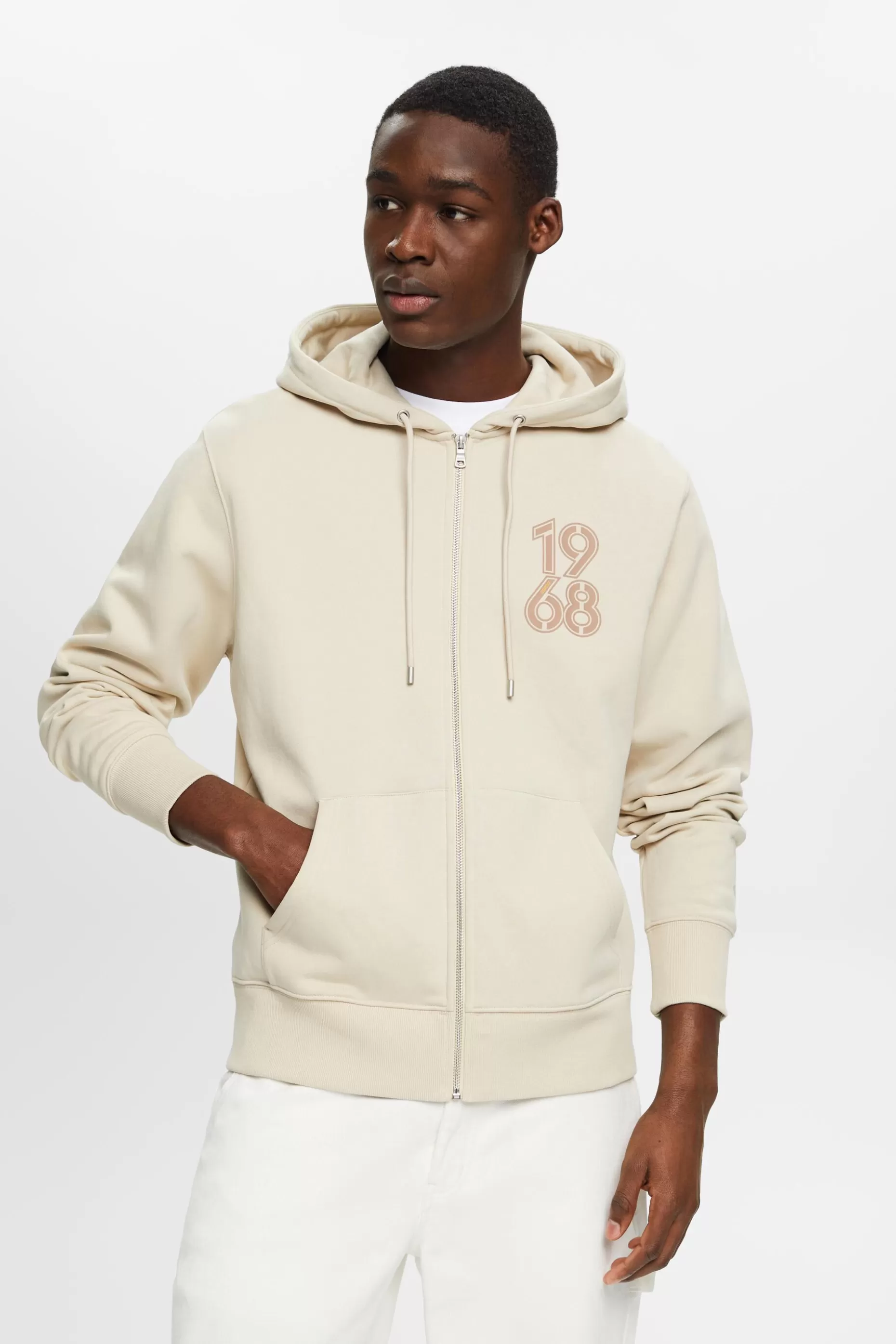 ESPRIT Full-length zip hoodie at our Online Shop *Men Sweatshirts + Hoodies