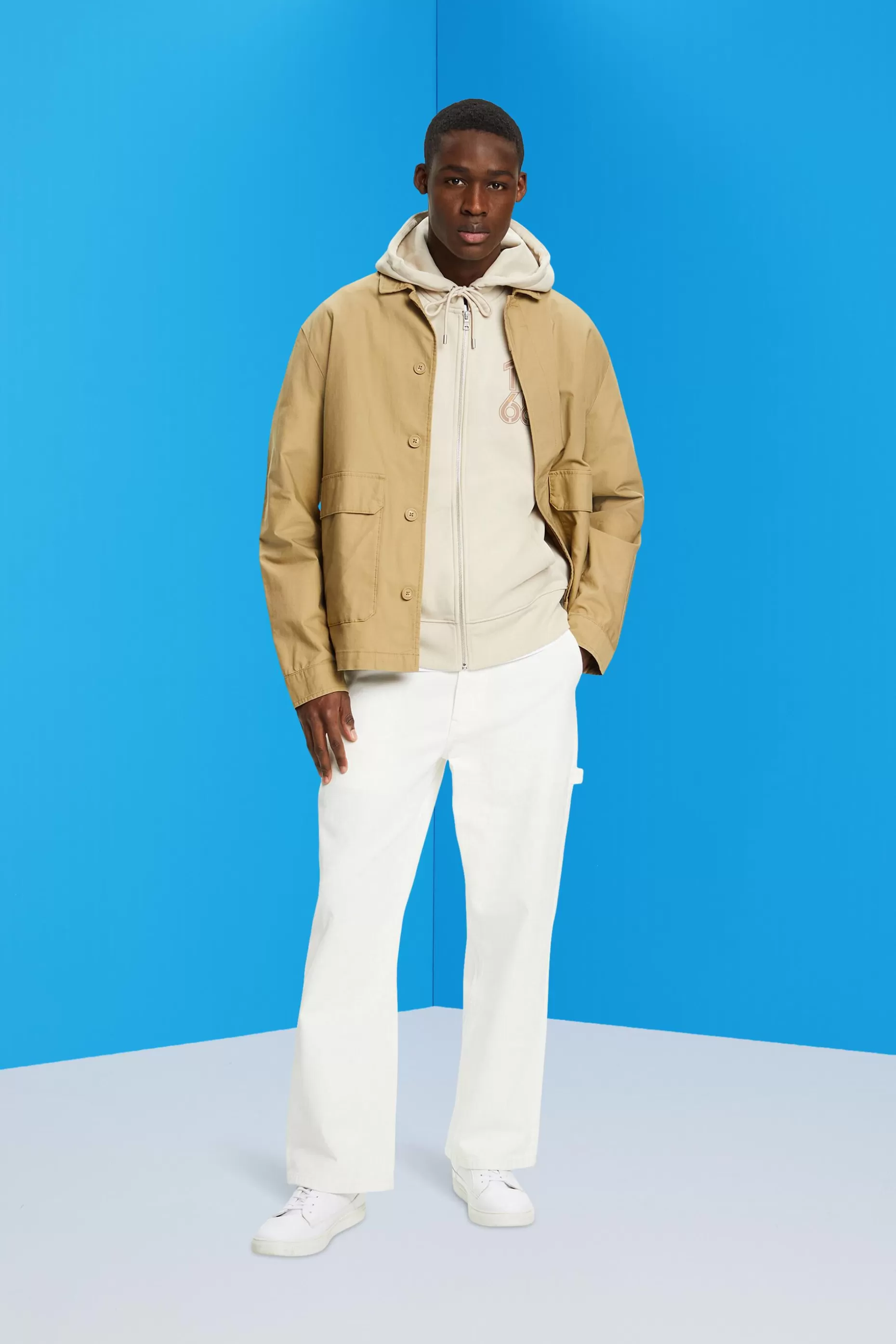 ESPRIT Full-length zip hoodie at our Online Shop *Men Sweatshirts + Hoodies