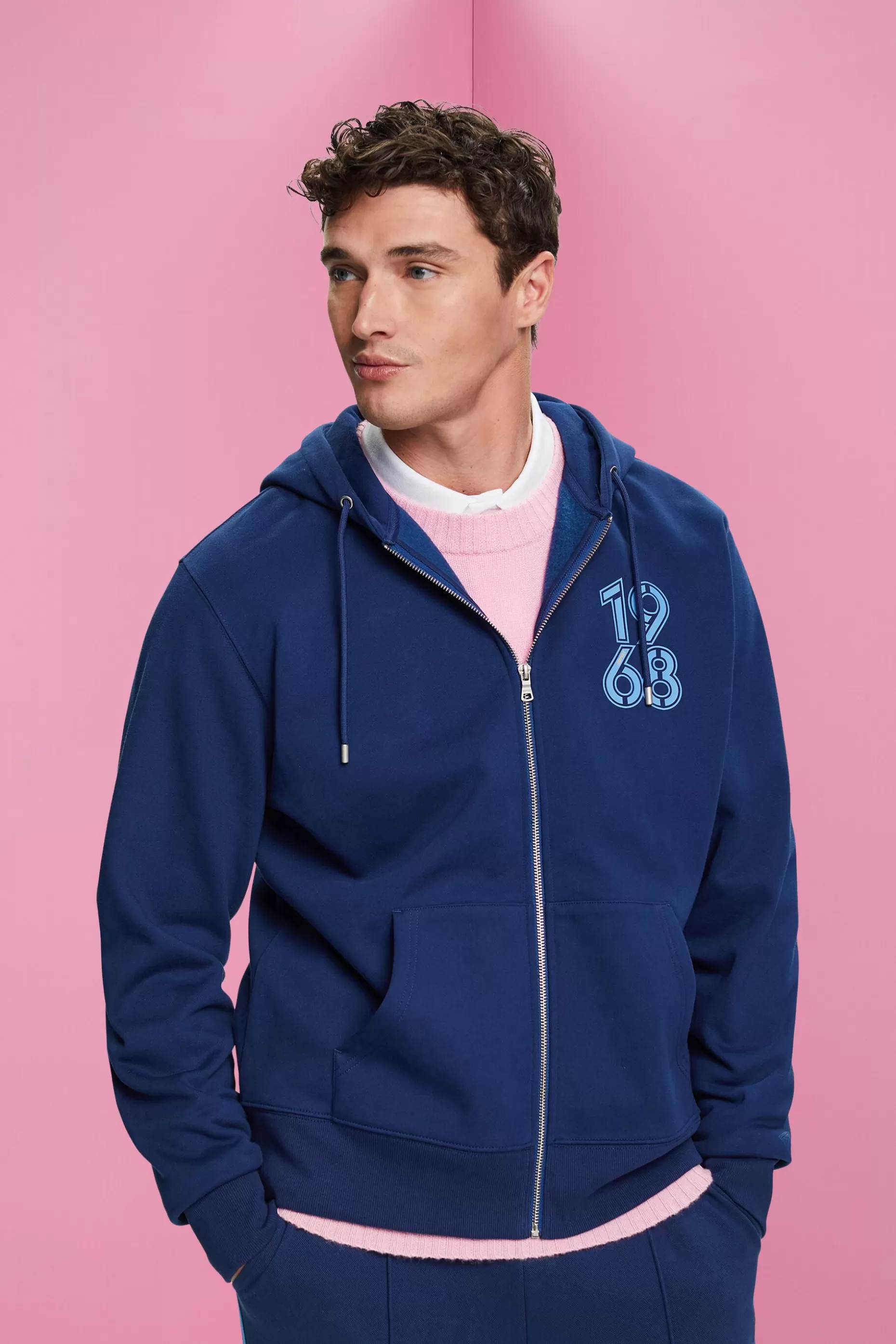 ESPRIT Full-length zip hoodie at our Online Shop *Men Sweatshirts + Hoodies