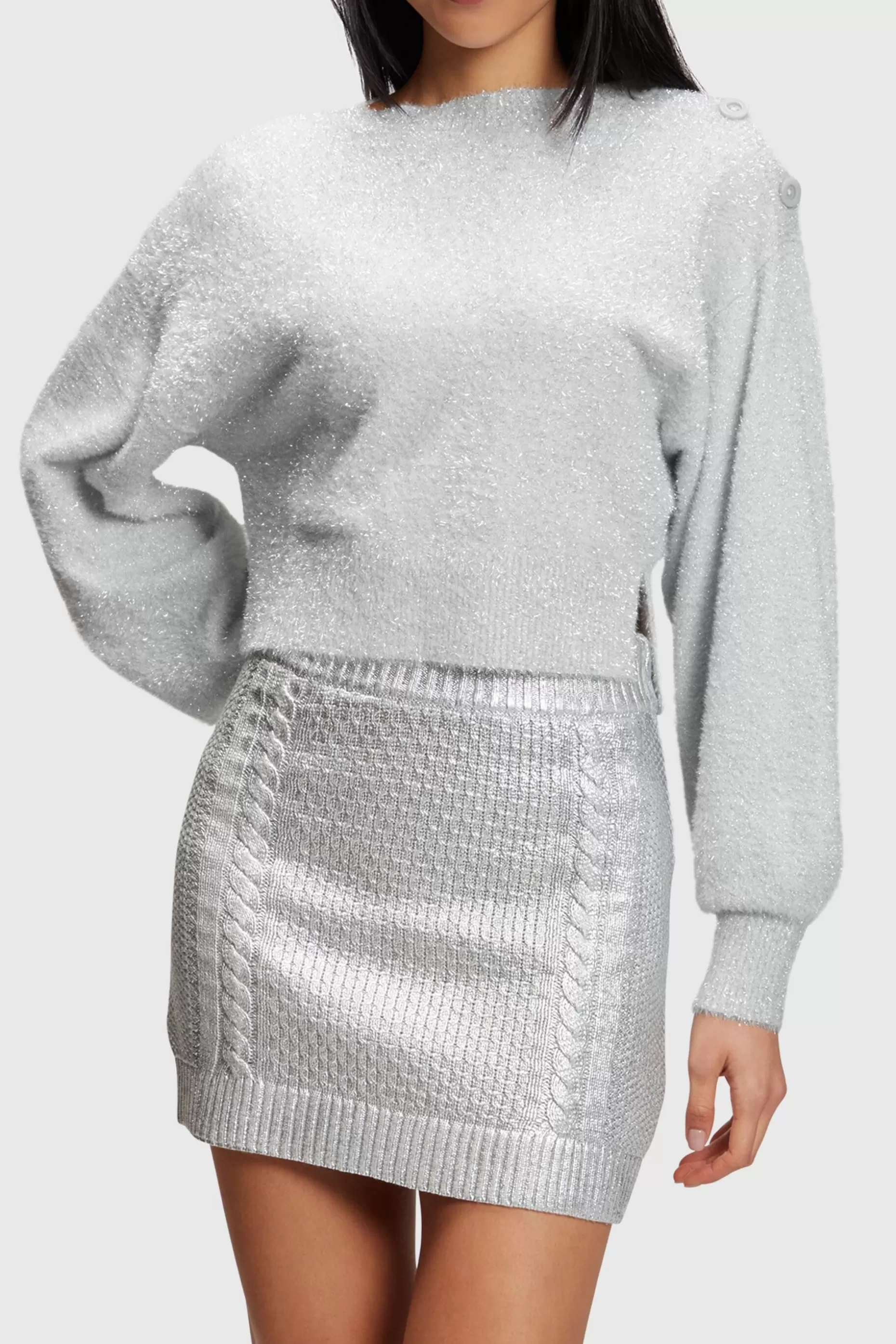 ESPRIT Fuzzy metallic jumper at our Online Shop *Women Tops