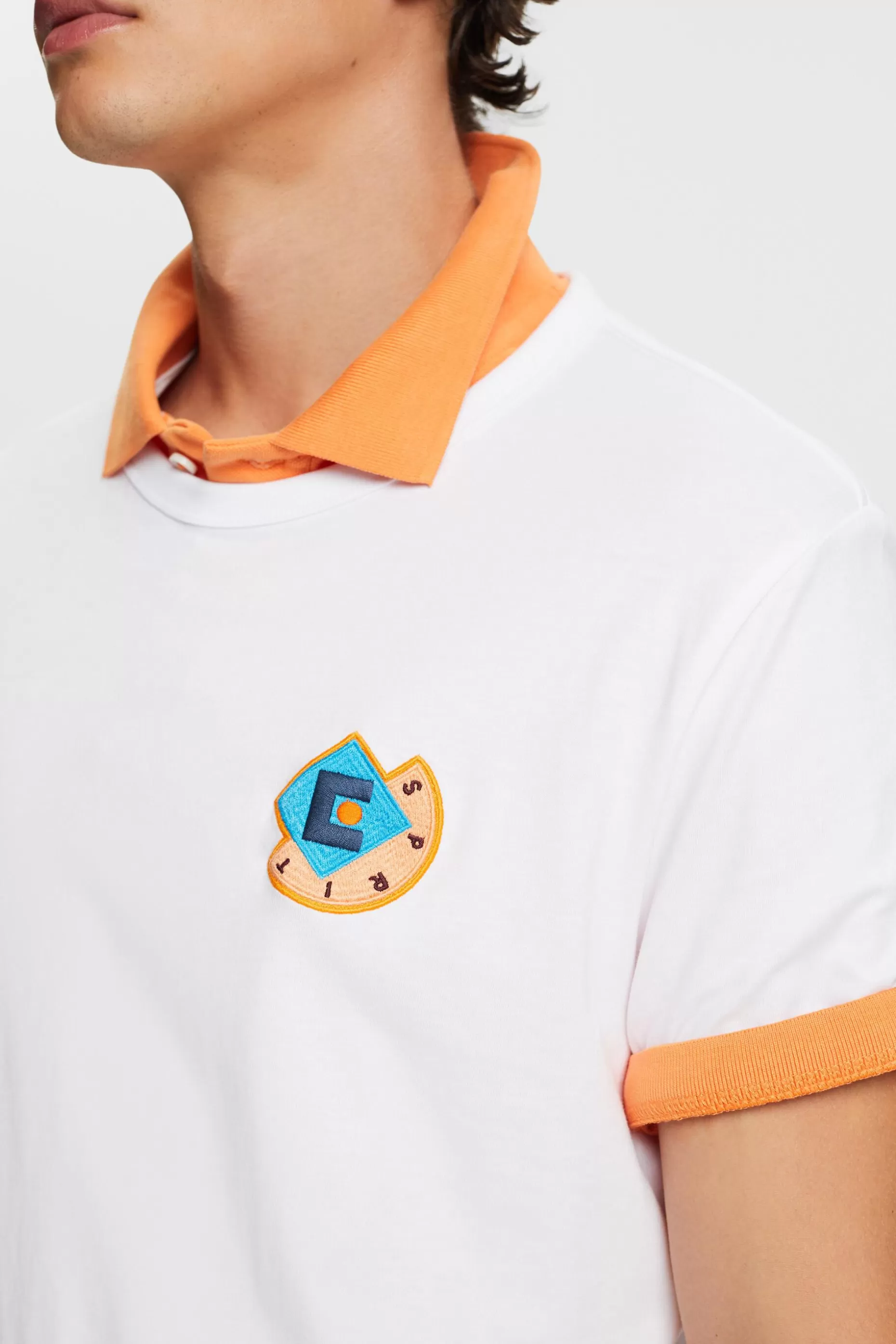 ESPRIT Graphic Logo T-Shirt at our Online Shop *Men T-Shirts + Polos