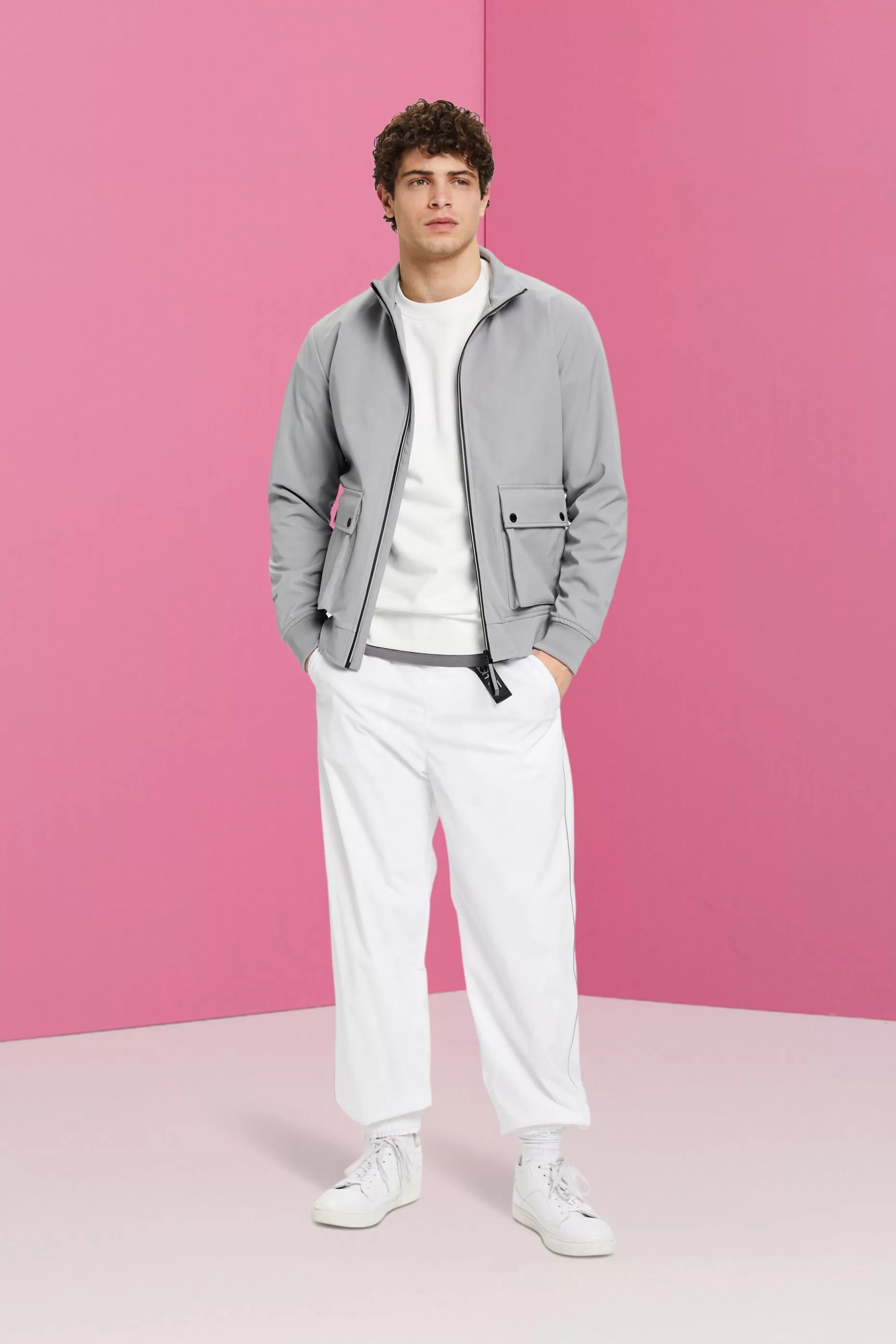 ESPRIT Herringbone softshell jacket at our Online Shop *Men Jackets + Coats