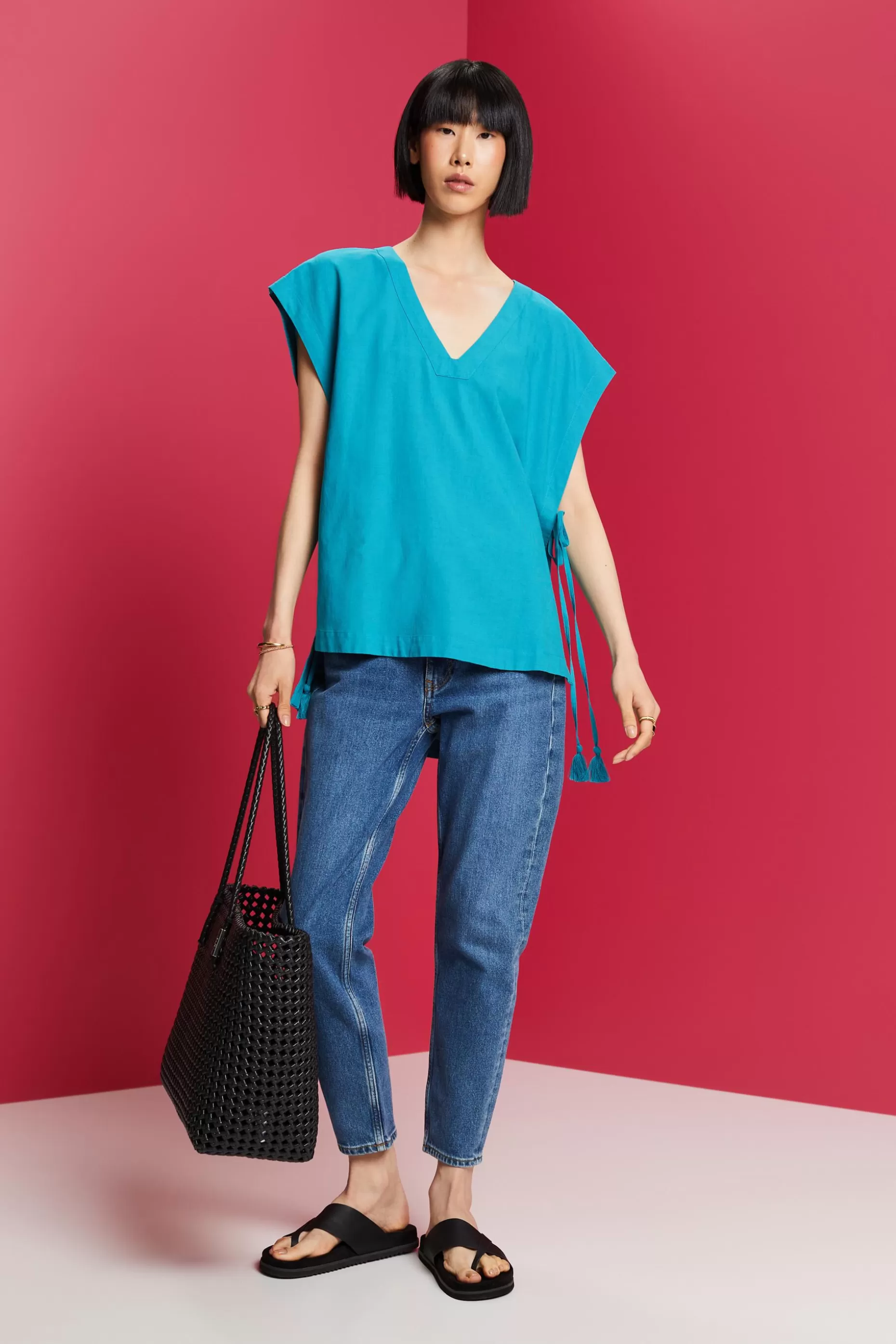ESPRIT High Rise Straight Leg Jeans at our Online Shop *Women Denim