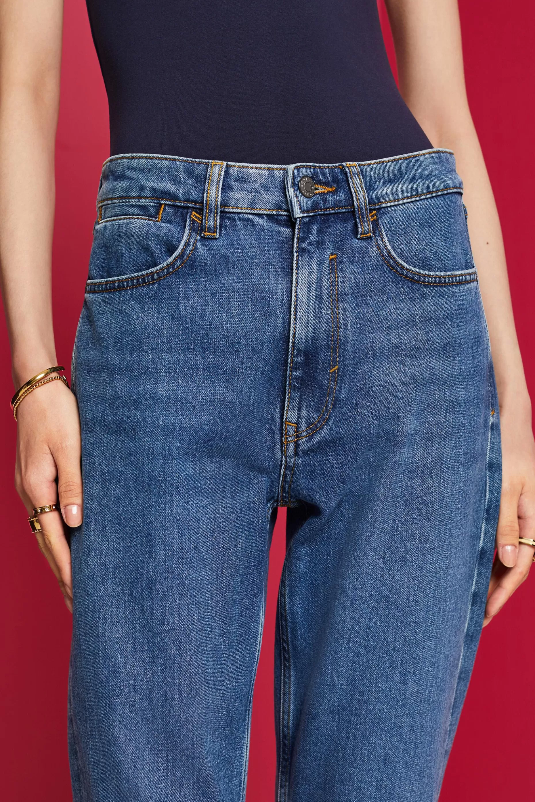ESPRIT High Rise Straight Leg Jeans at our Online Shop *Women Denim