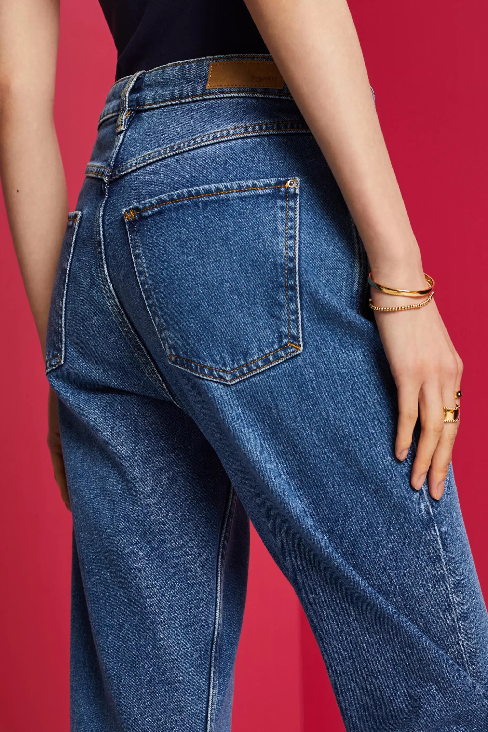 ESPRIT High Rise Straight Leg Jeans at our Online Shop *Women Denim