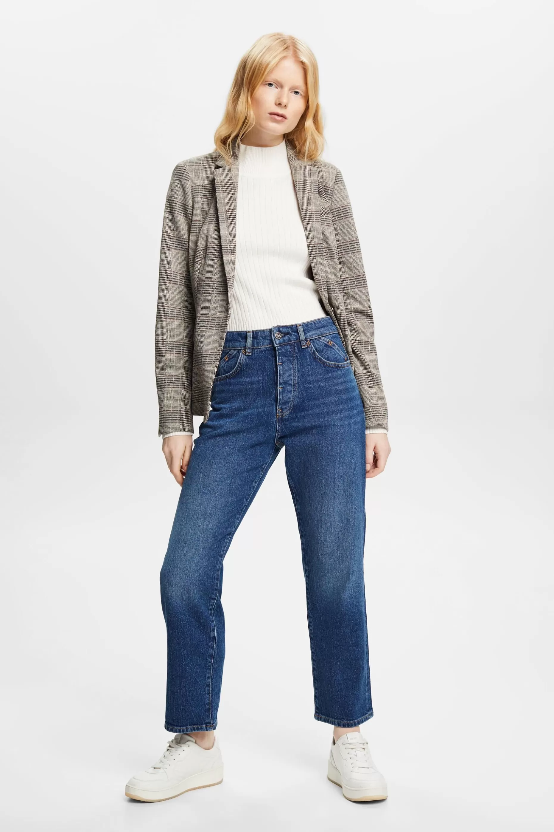 ESPRIT High-rise dad jeans at our Online Shop *Women Bottoms