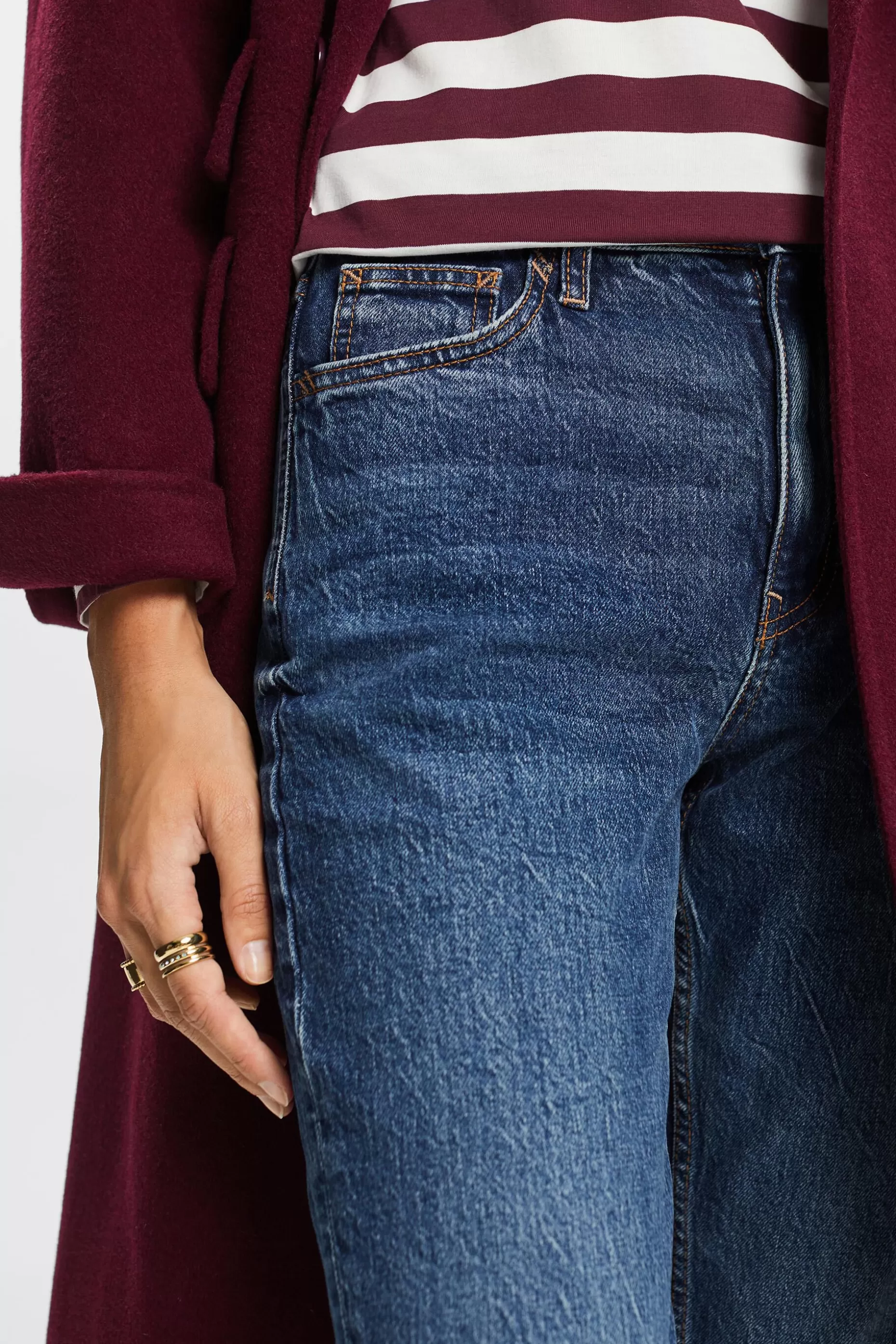 ESPRIT High-Rise Retro Classic Jeans at our Online Shop *Women Bottoms