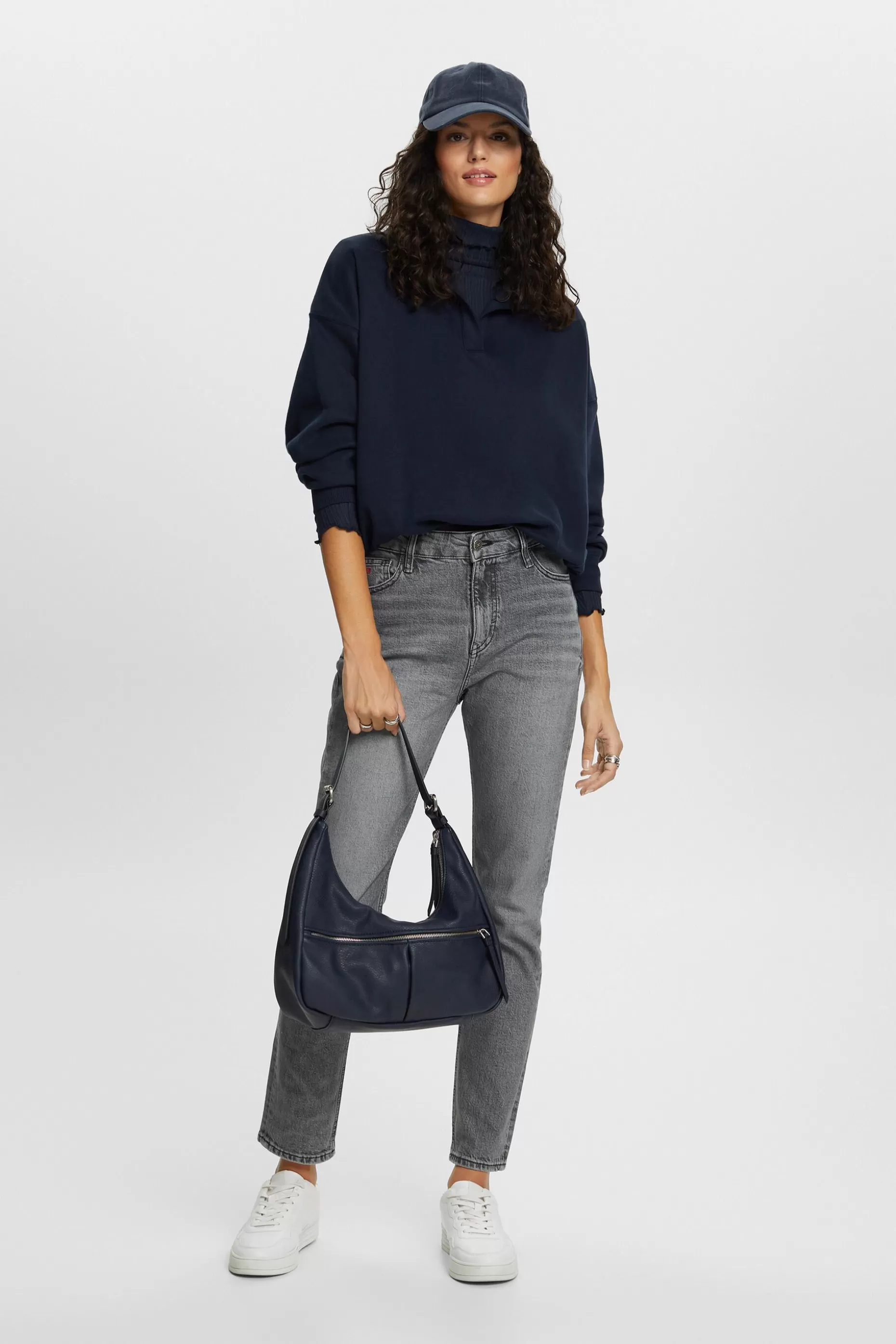 ESPRIT High-rise retro slim fit jeans at our Online Shop * Sale Under $75
