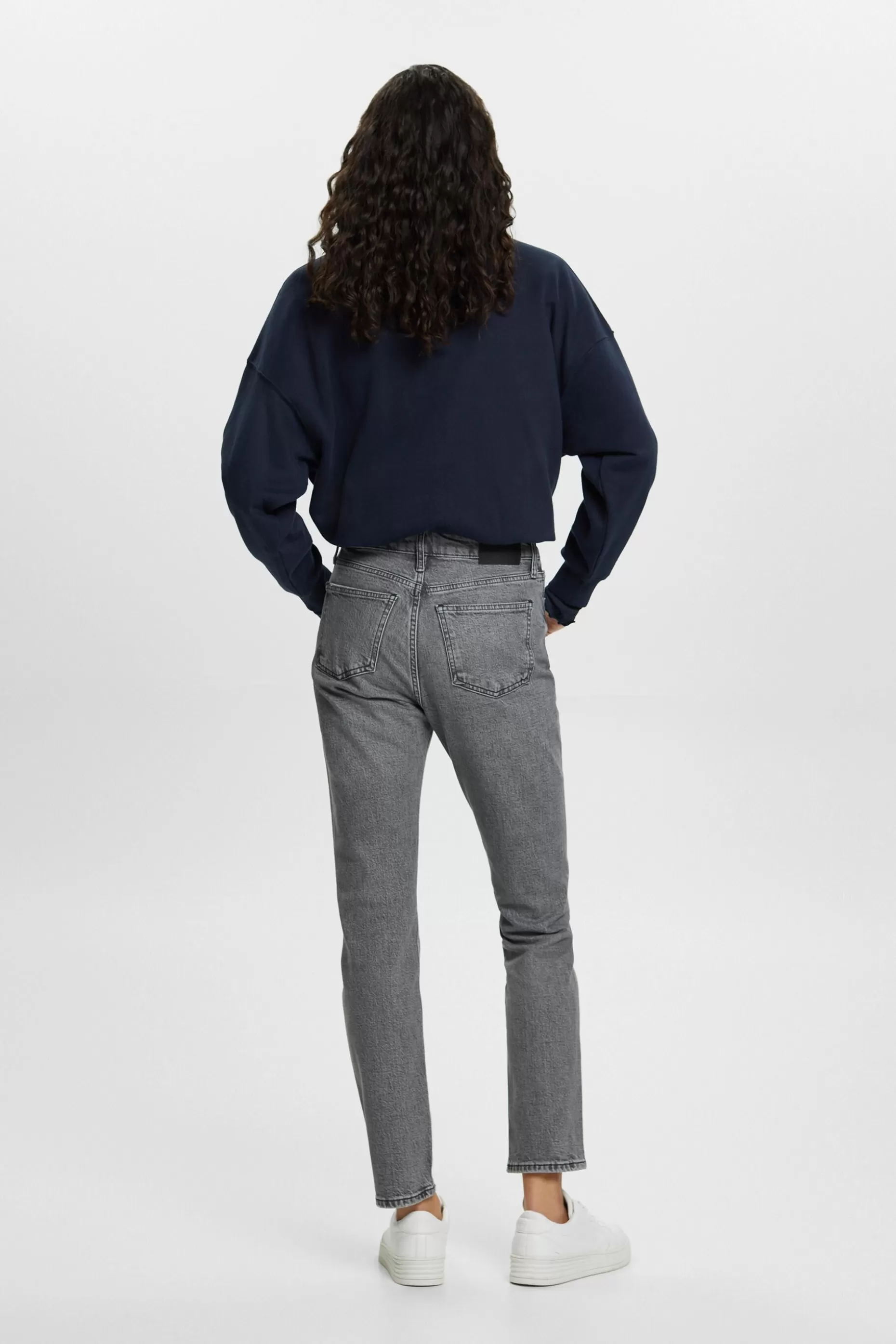 ESPRIT High-rise retro slim fit jeans at our Online Shop * Sale Under $75