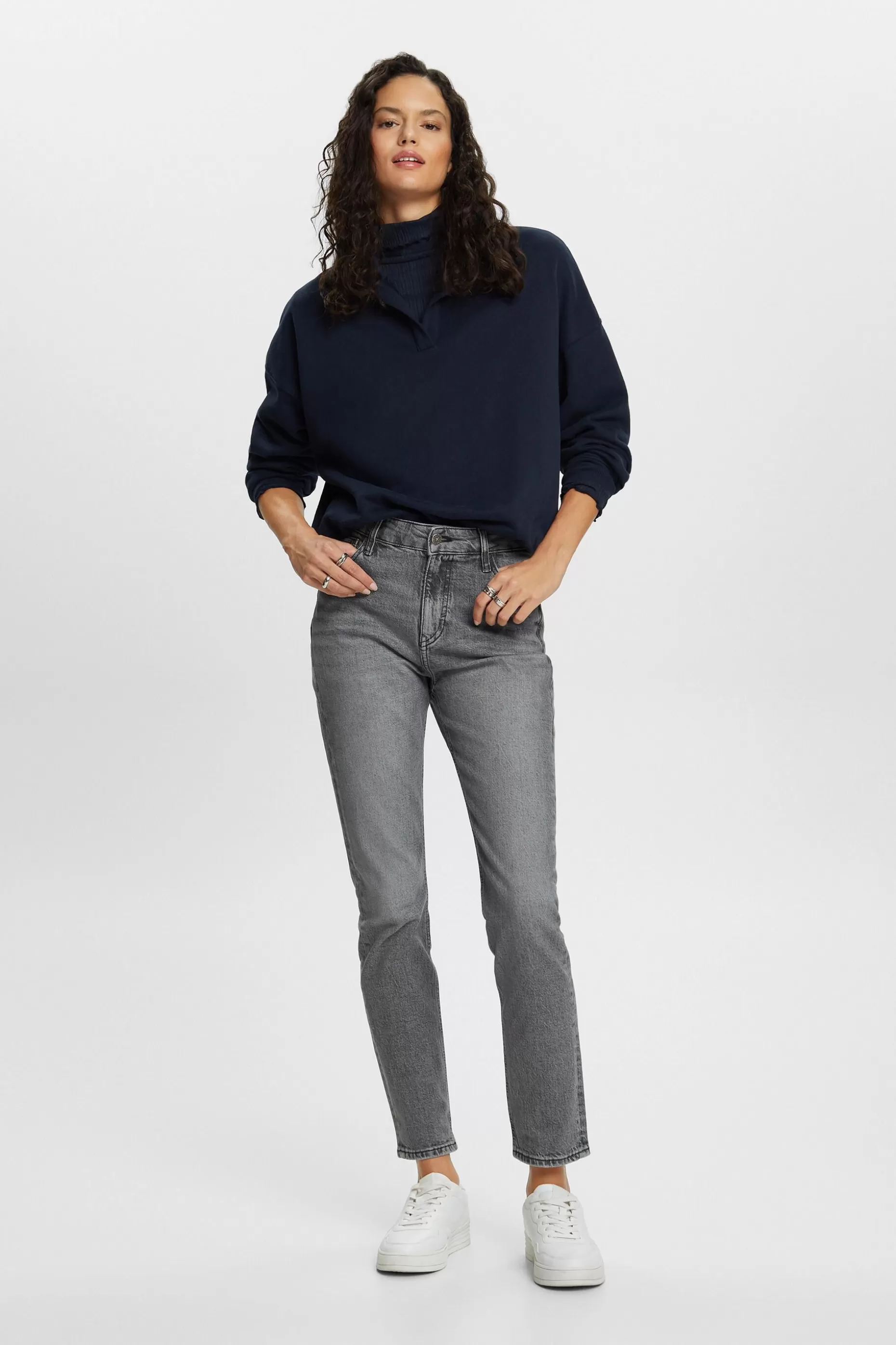ESPRIT High-rise retro slim fit jeans at our Online Shop *Women Denim