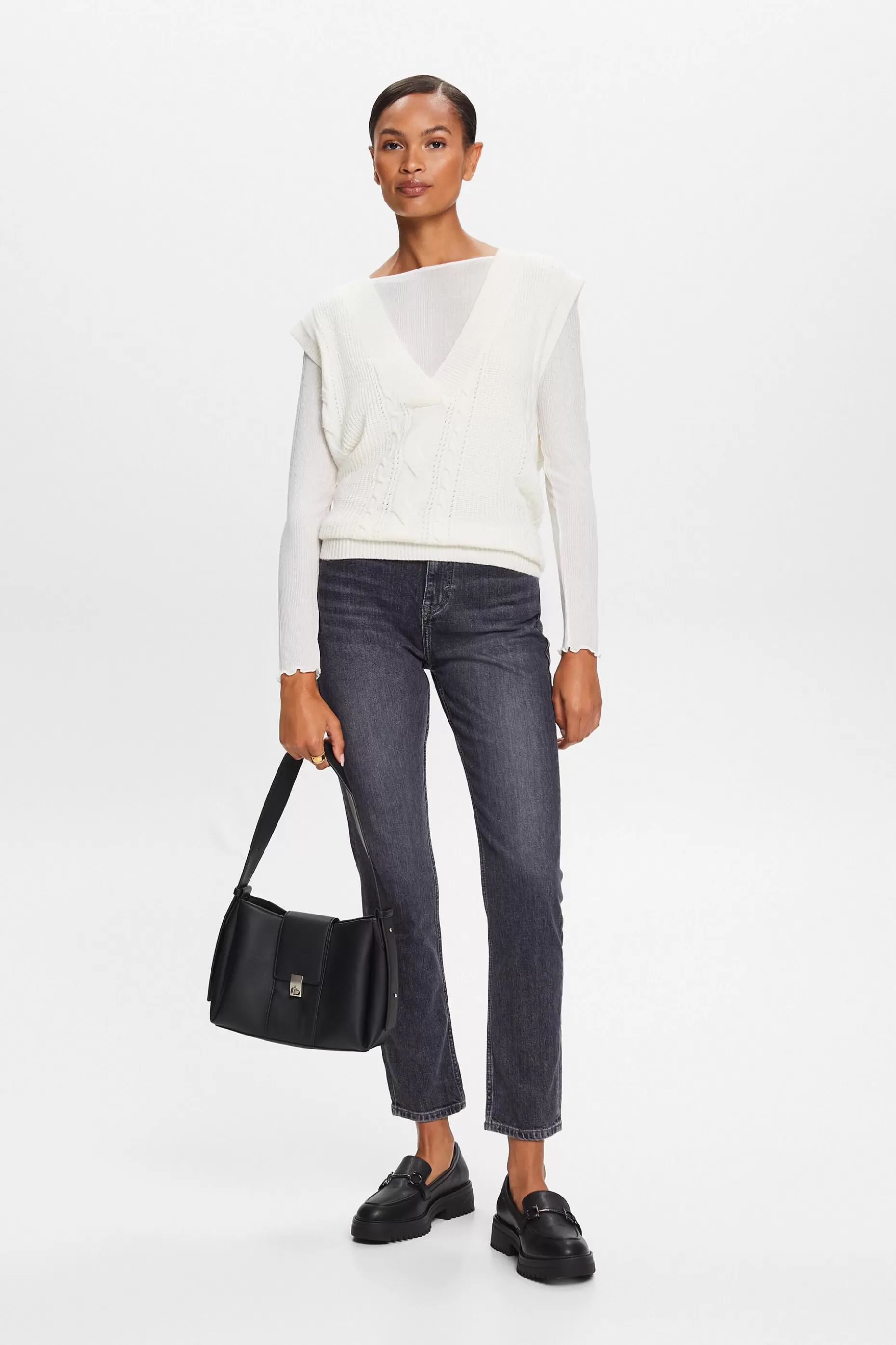 ESPRIT High-Rise Retro Slim Jean at our Online Shop * Sale Under $75