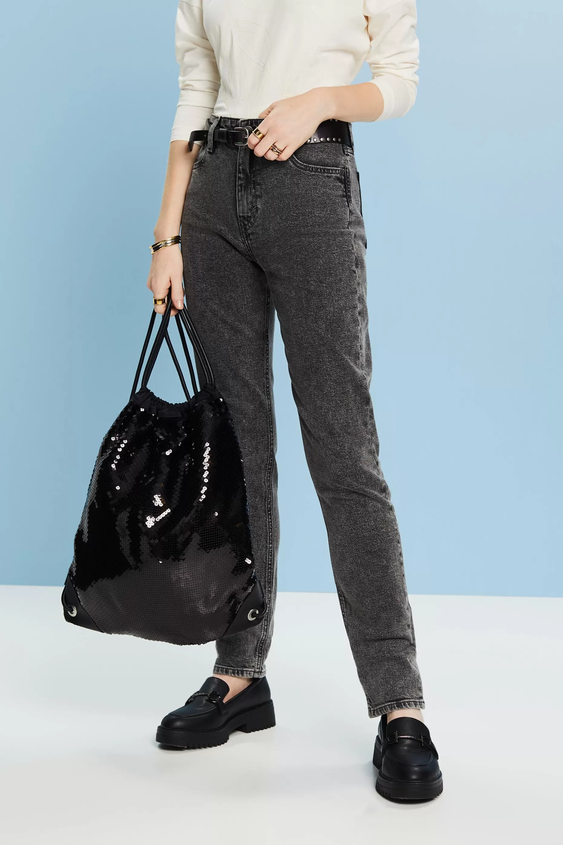ESPRIT High-Rise Retro Slim Jean at our Online Shop *Women Bottoms