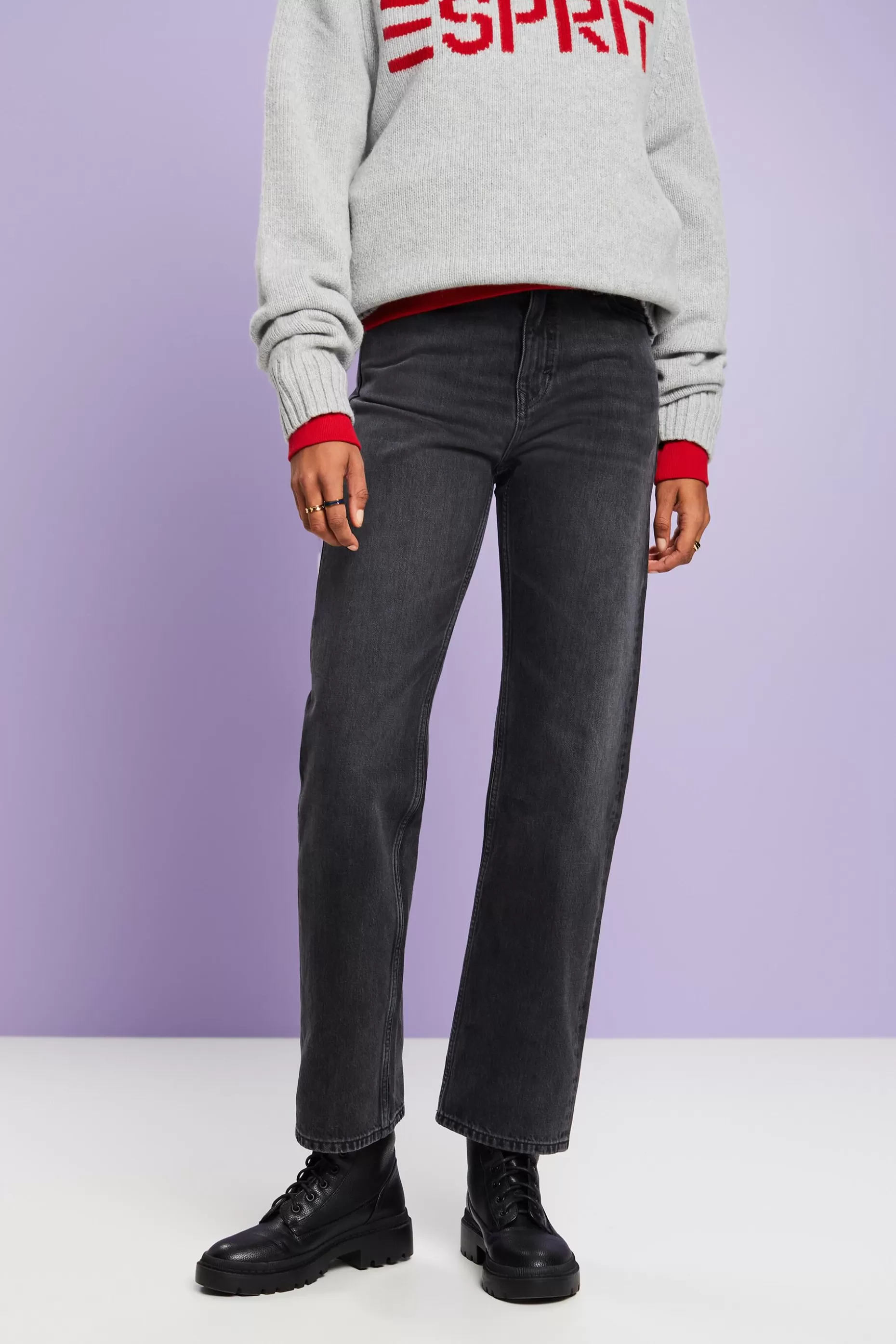 ESPRIT High-Rise Retro Straight Jeans at our Online Shop *Women Denim