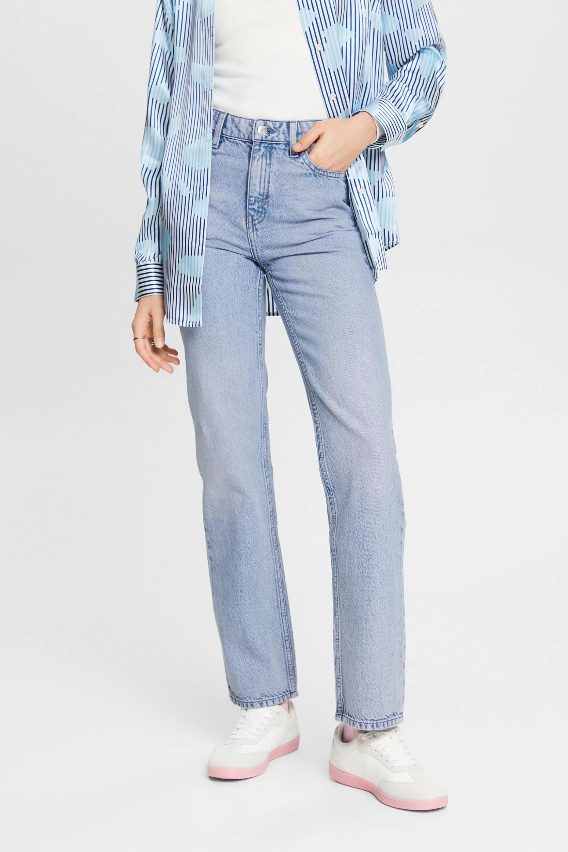 ESPRIT High-Rise Retro Straight Jeans at our Online Shop *Women Denim