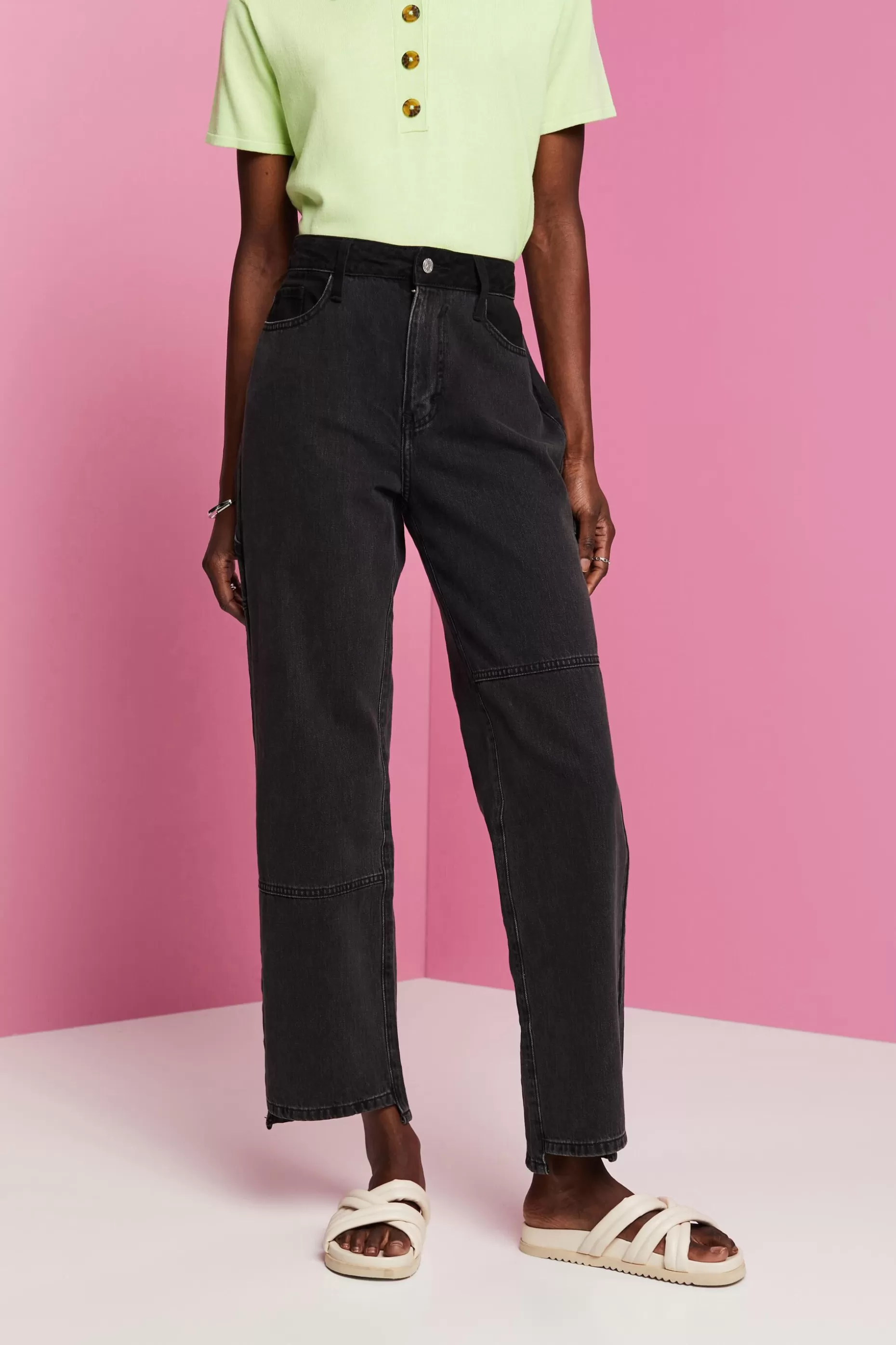 ESPRIT High-Rise Retro Wide Leg Jeans at our Online Shop * Sale Under $75