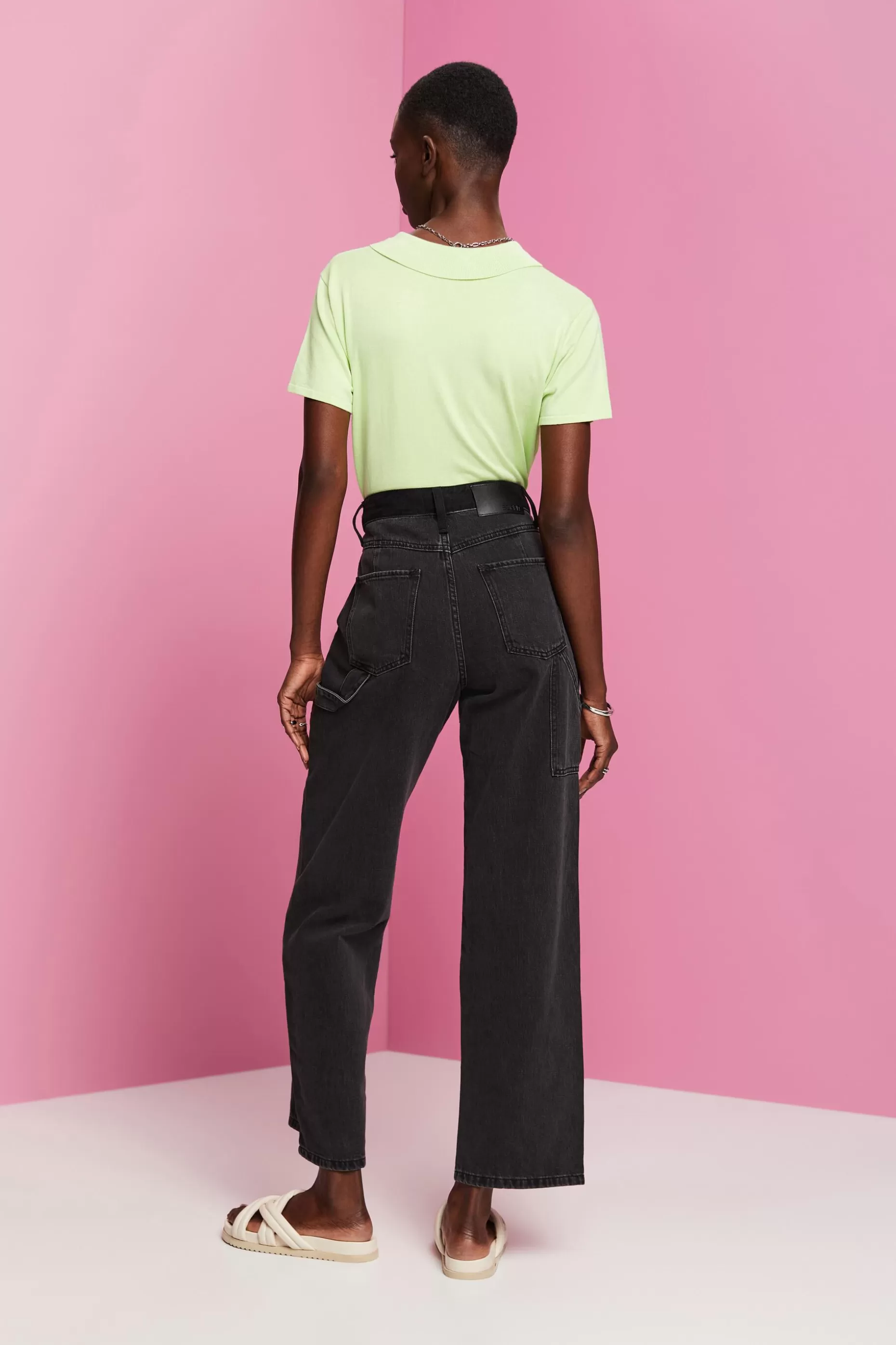 ESPRIT High-Rise Retro Wide Leg Jeans at our Online Shop *Women Denim