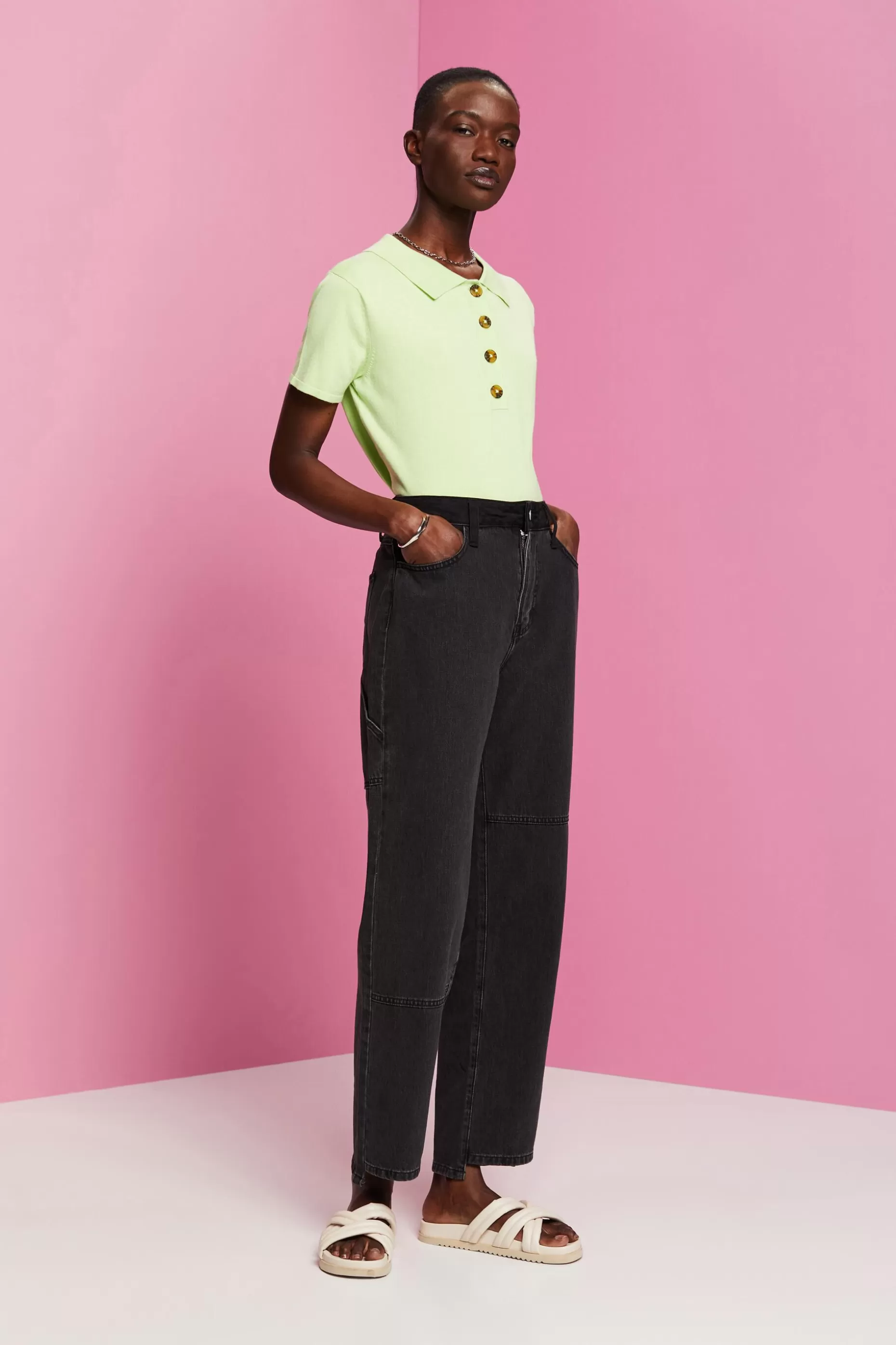ESPRIT High-Rise Retro Wide Leg Jeans at our Online Shop *Women Denim