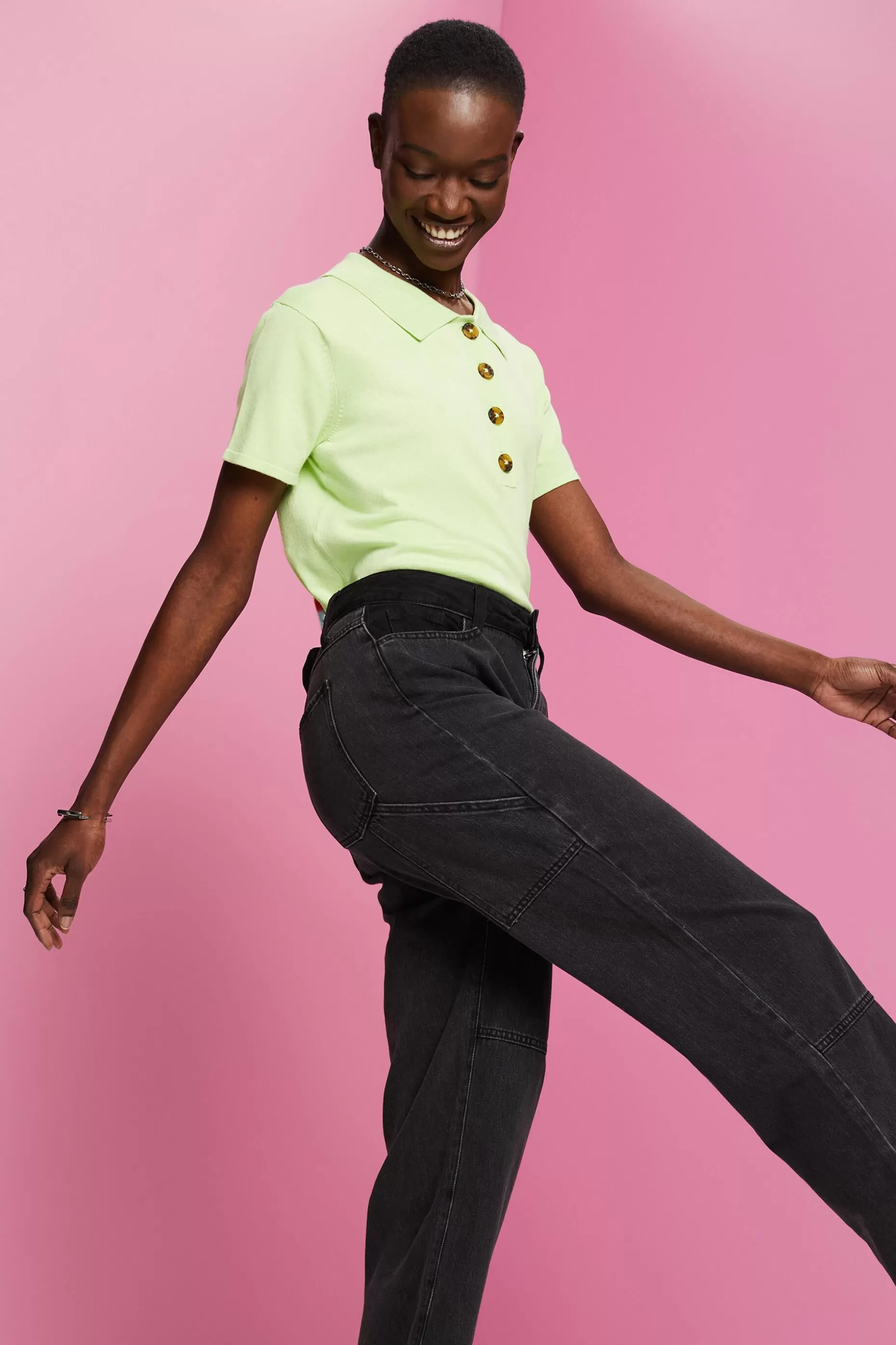 ESPRIT High-Rise Retro Wide Leg Jeans at our Online Shop *Women Denim
