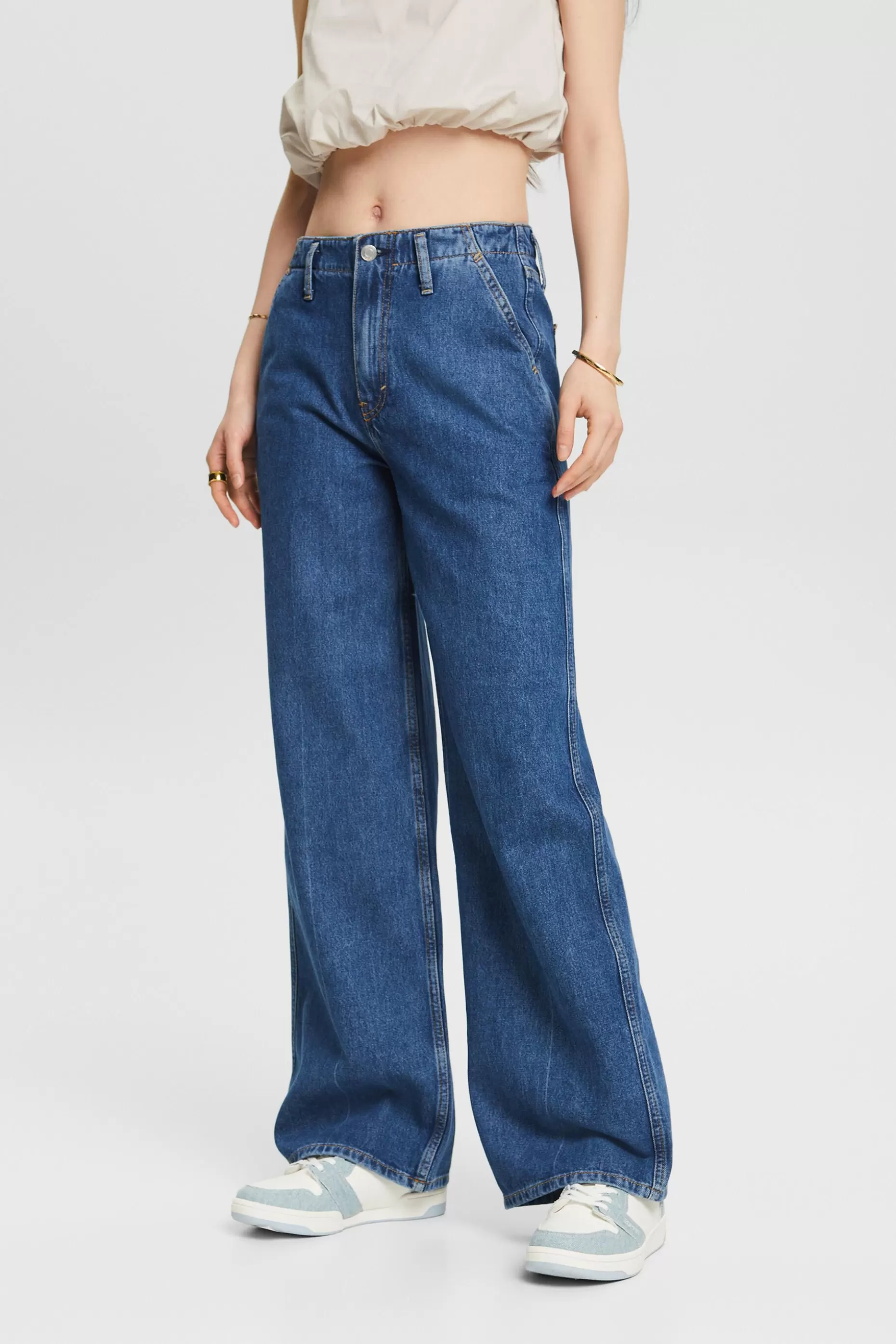 ESPRIT High-Rise Retro Wide Leg Jeans at our Online Shop *Women Denim