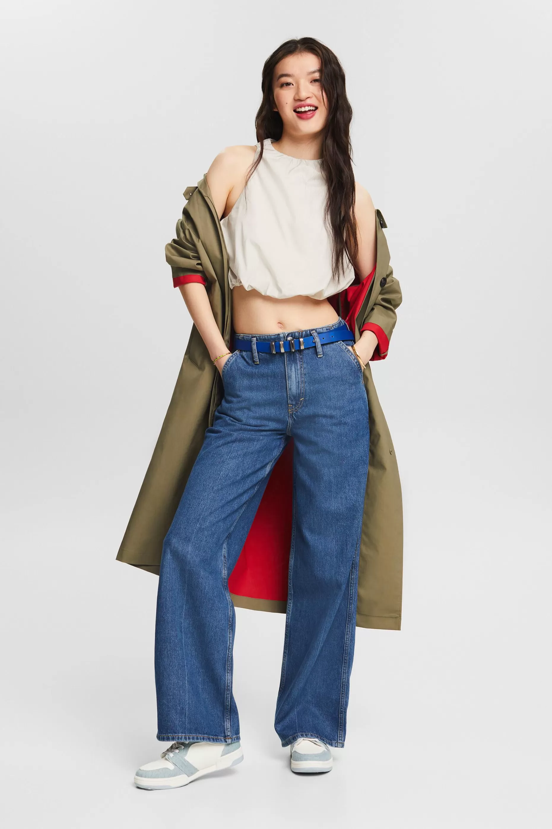 ESPRIT High-Rise Retro Wide Leg Jeans at our Online Shop *Women Denim