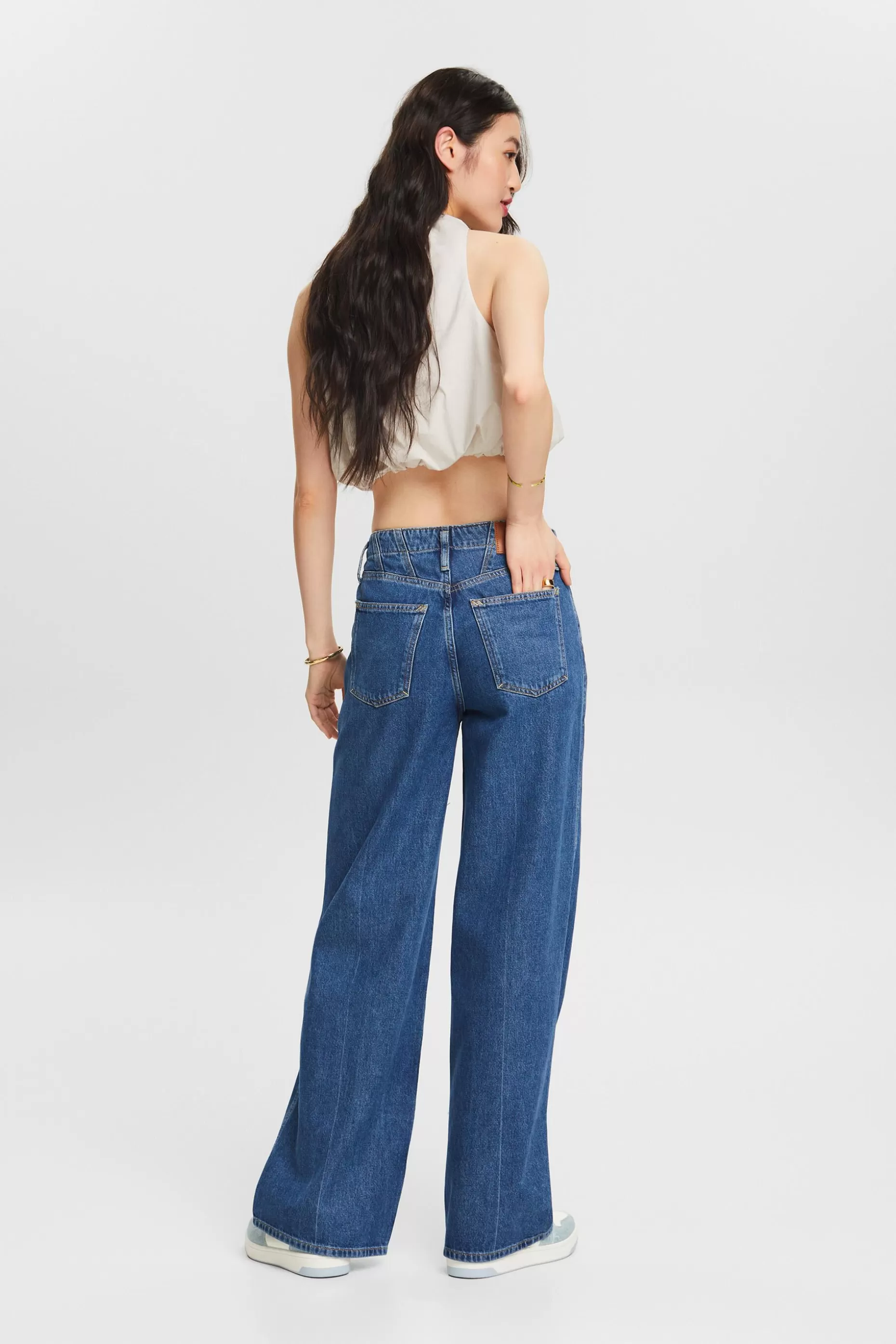 ESPRIT High-Rise Retro Wide Leg Jeans at our Online Shop *Women Denim