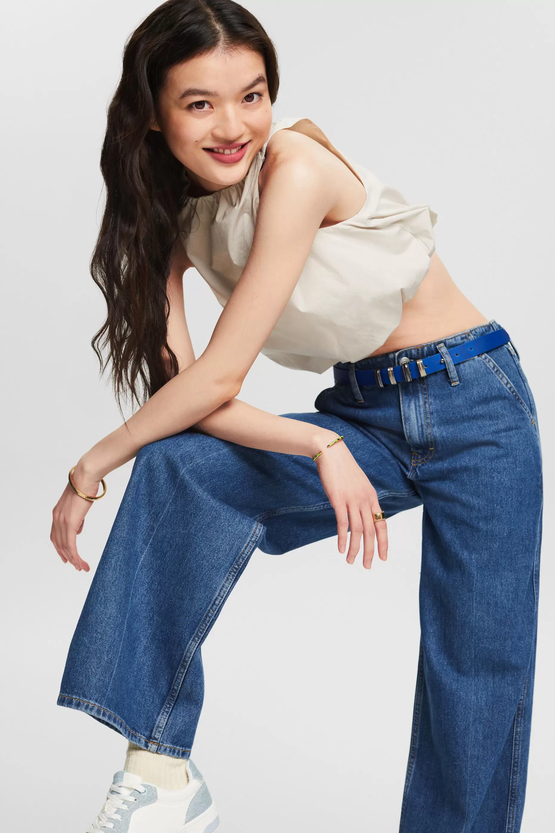 ESPRIT High-Rise Retro Wide Leg Jeans at our Online Shop *Women Denim