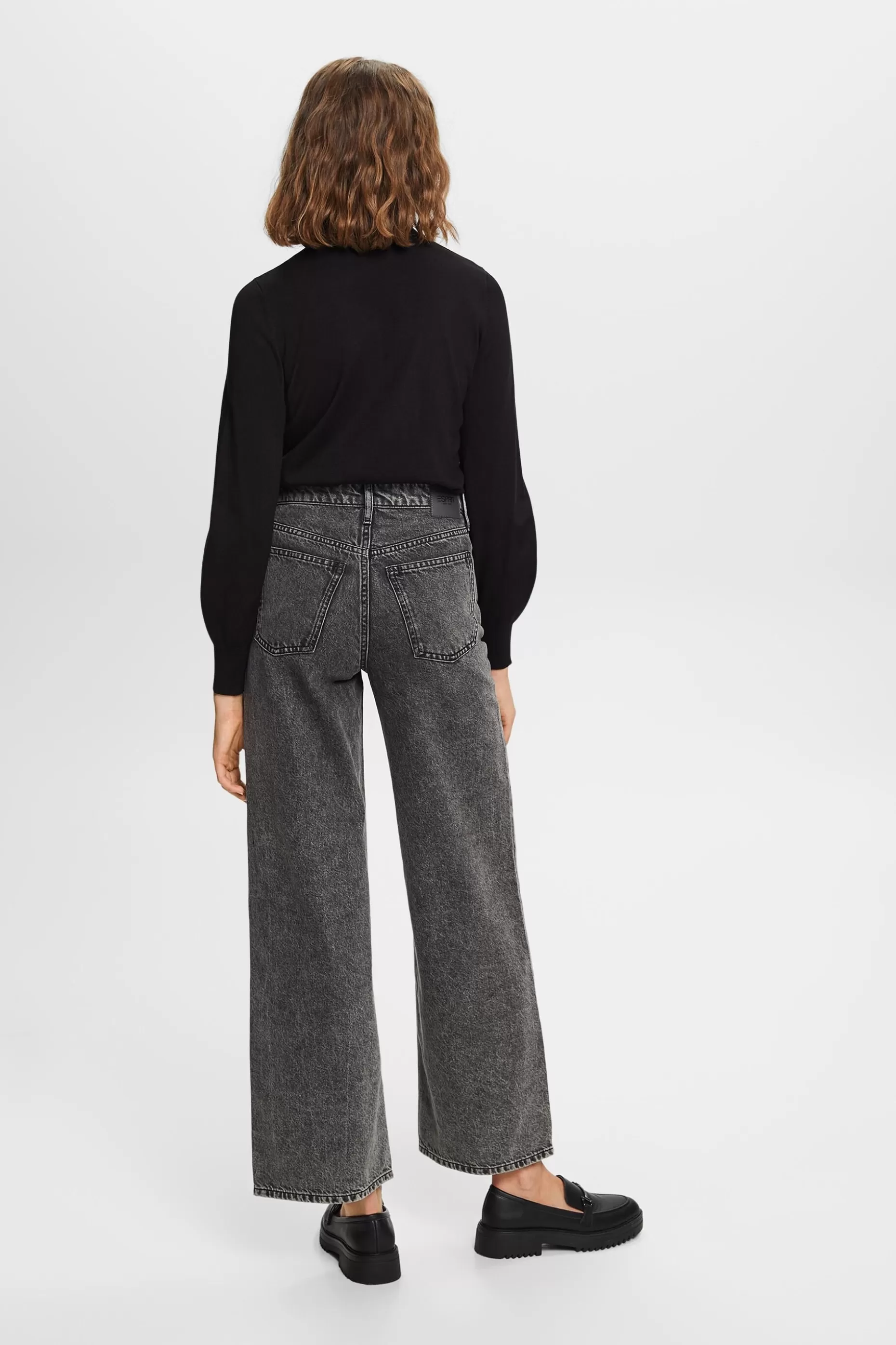 ESPRIT High-Rise Retro Wide-Leg Jeans at our Online Shop *Women Bottoms