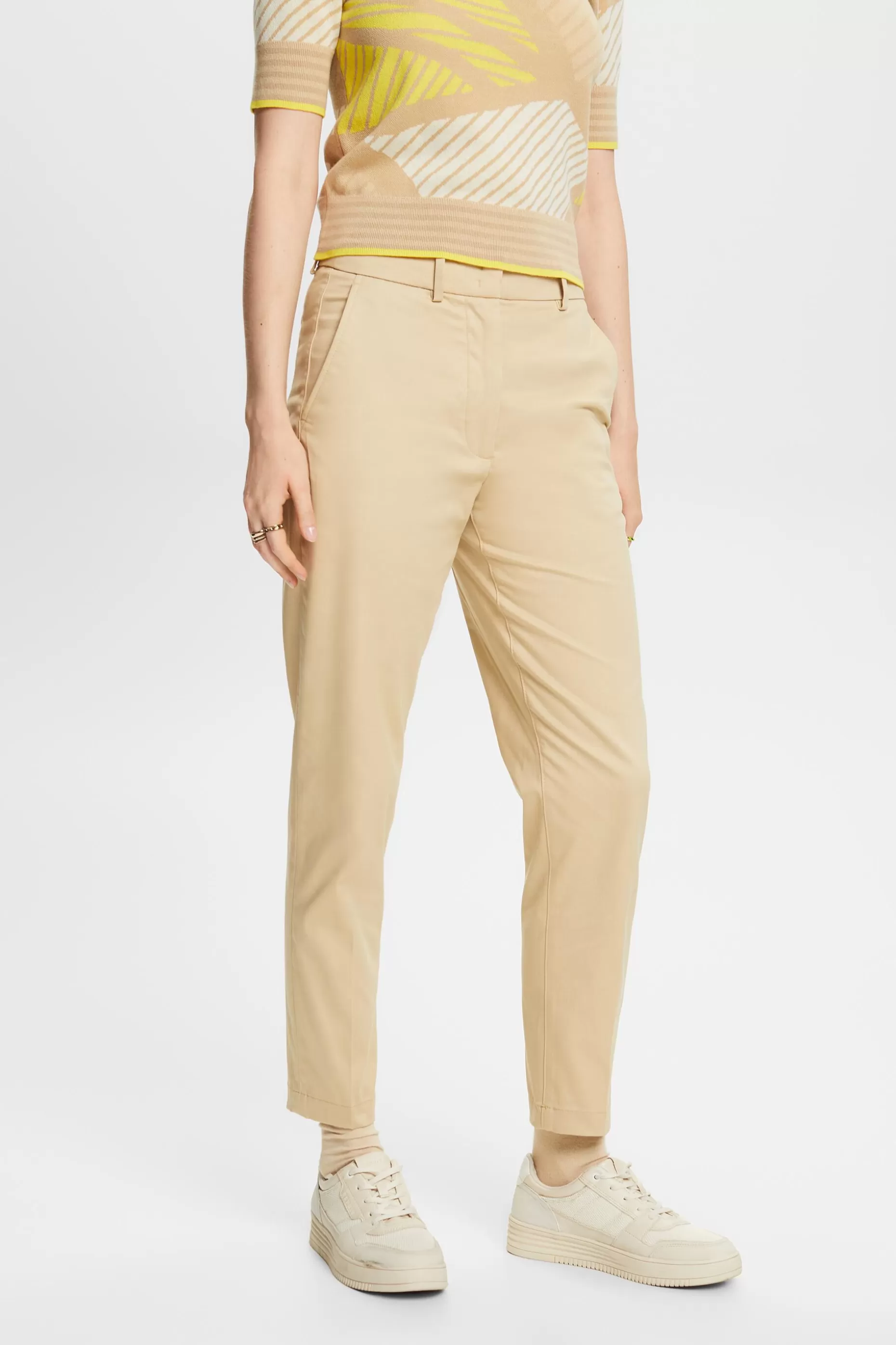 ESPRIT High-Rise Slim Fit Pants at our Online Shop *Women Pants + Joggers